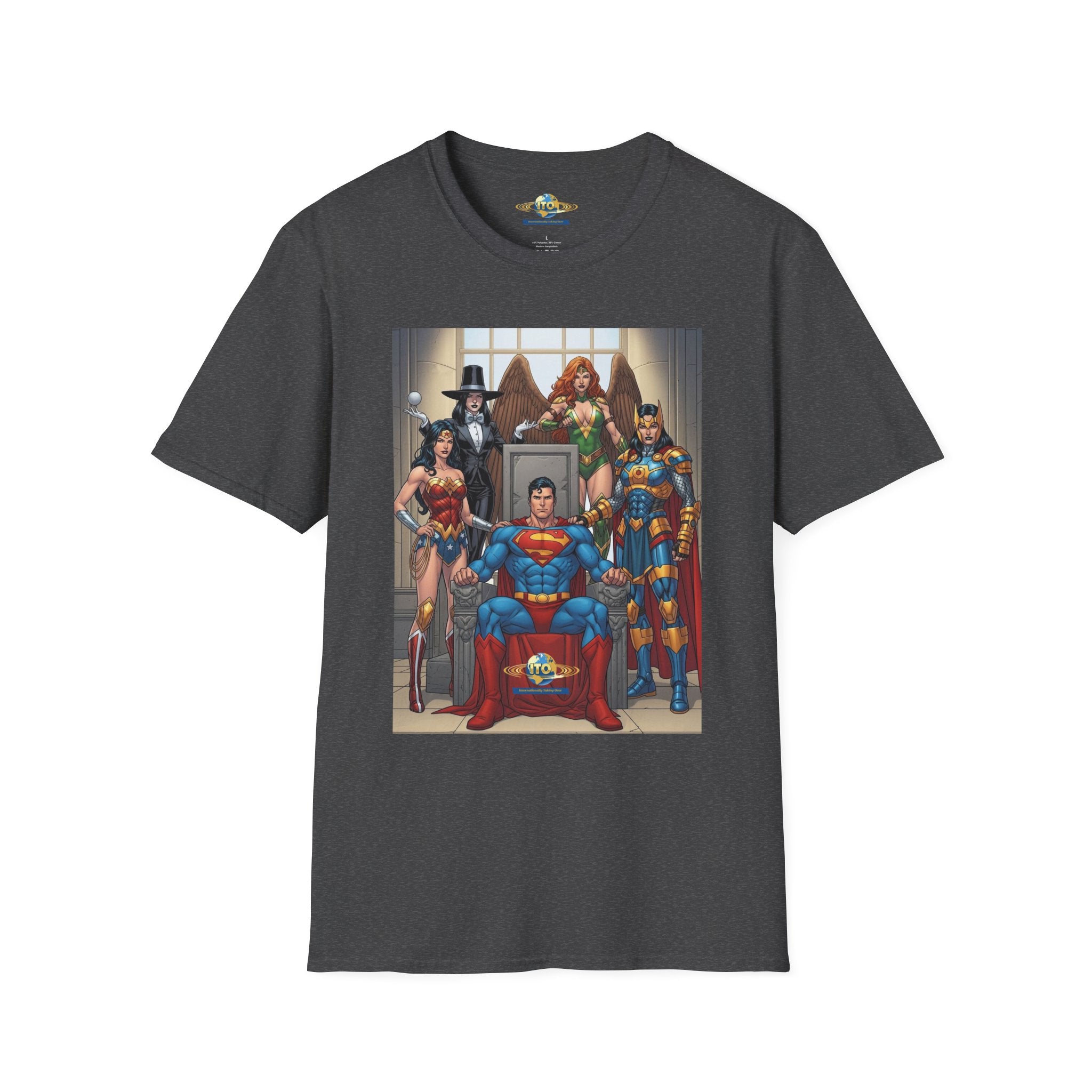 Justice League Portrait T-Shirt — Hero Squad Graphic Tee