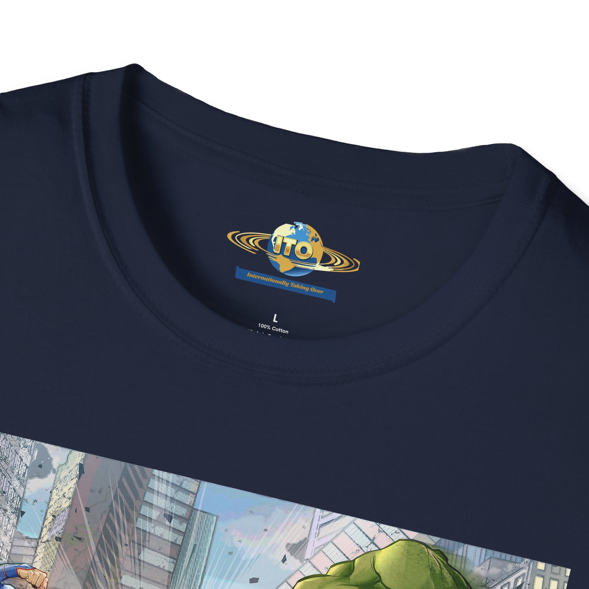 Superhero Clash Graphic Tee – "Clash of Titans"