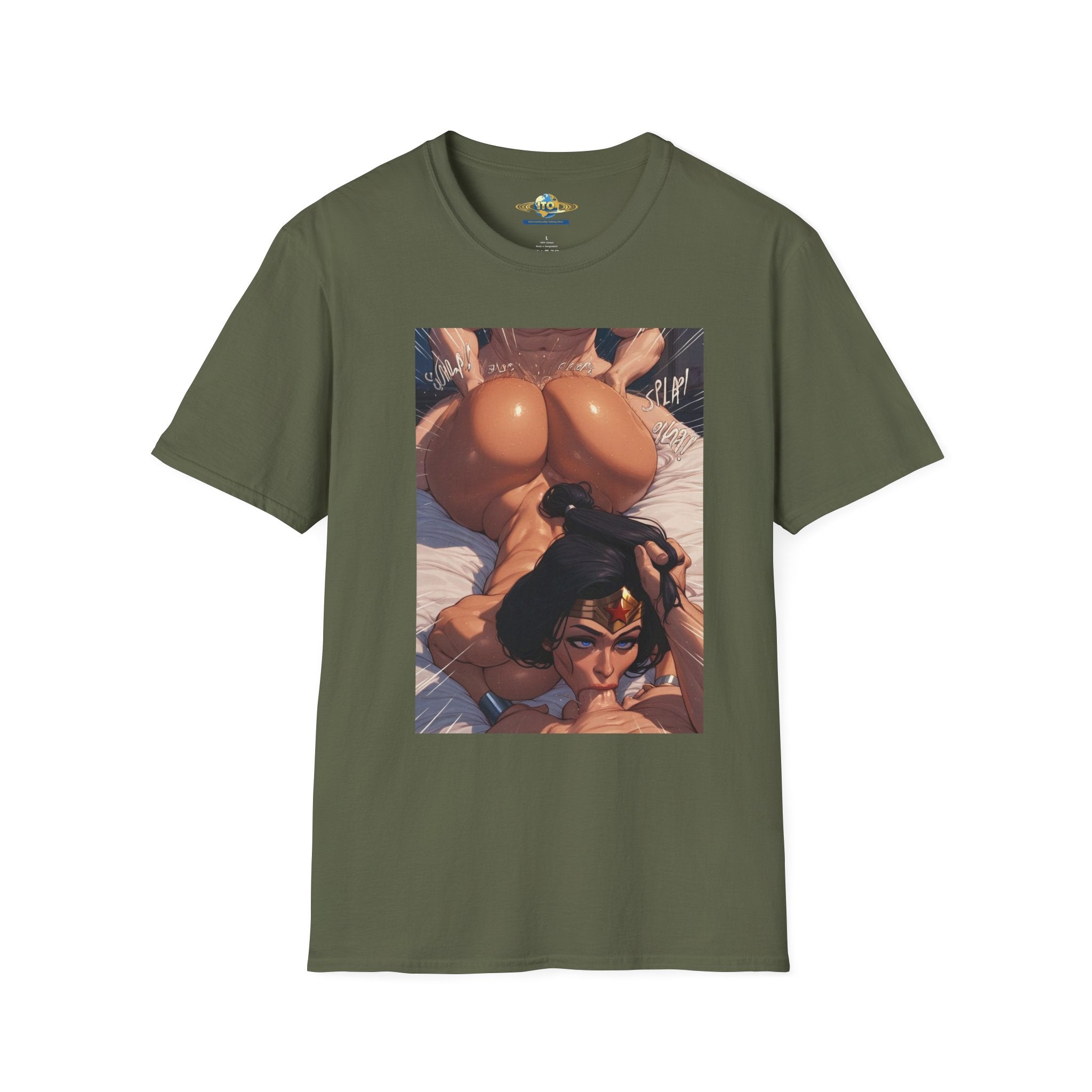 Graphic T-Shirt — Pinup Superhero Artwork Tee