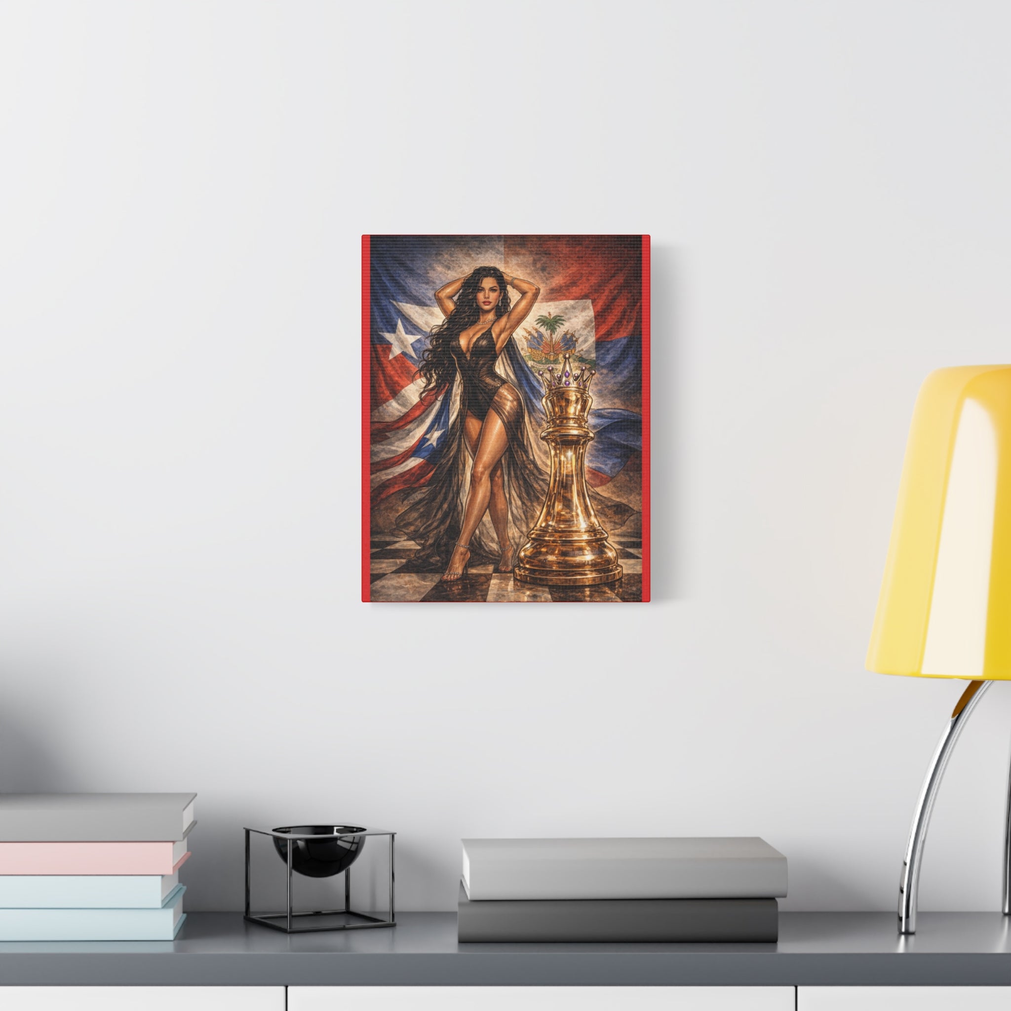 Dominican Queen Chess Canvas - Matte Stretched Wall Art