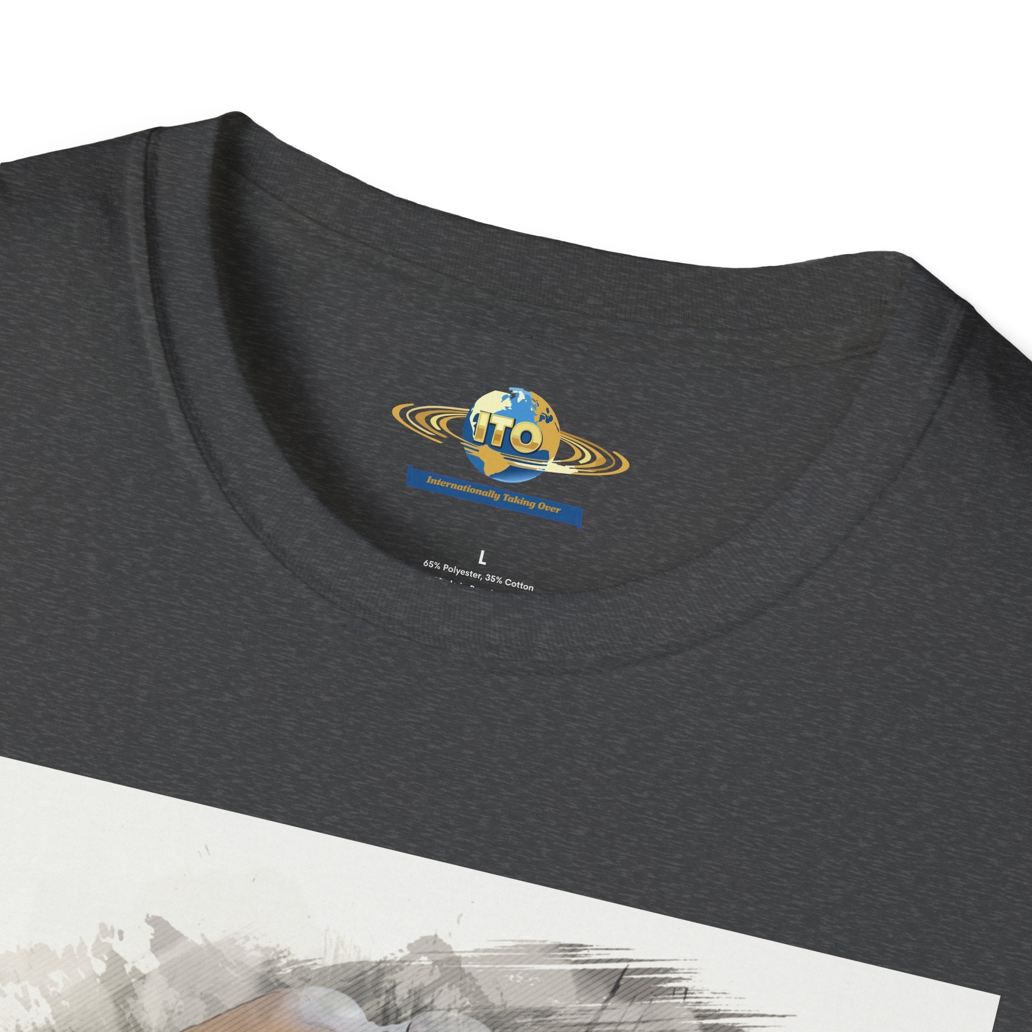 Artistic Watercolor Pin-Up Tee — Sensual Back-View Illustration