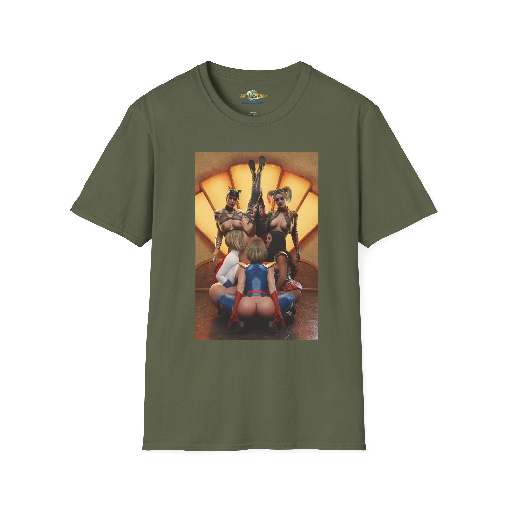 Graphic T-Shirt — Retro Group Costume Photo Print