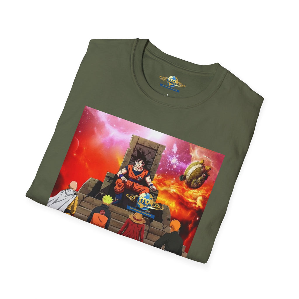 Anime Heroes Throne Graphic T-Shirt