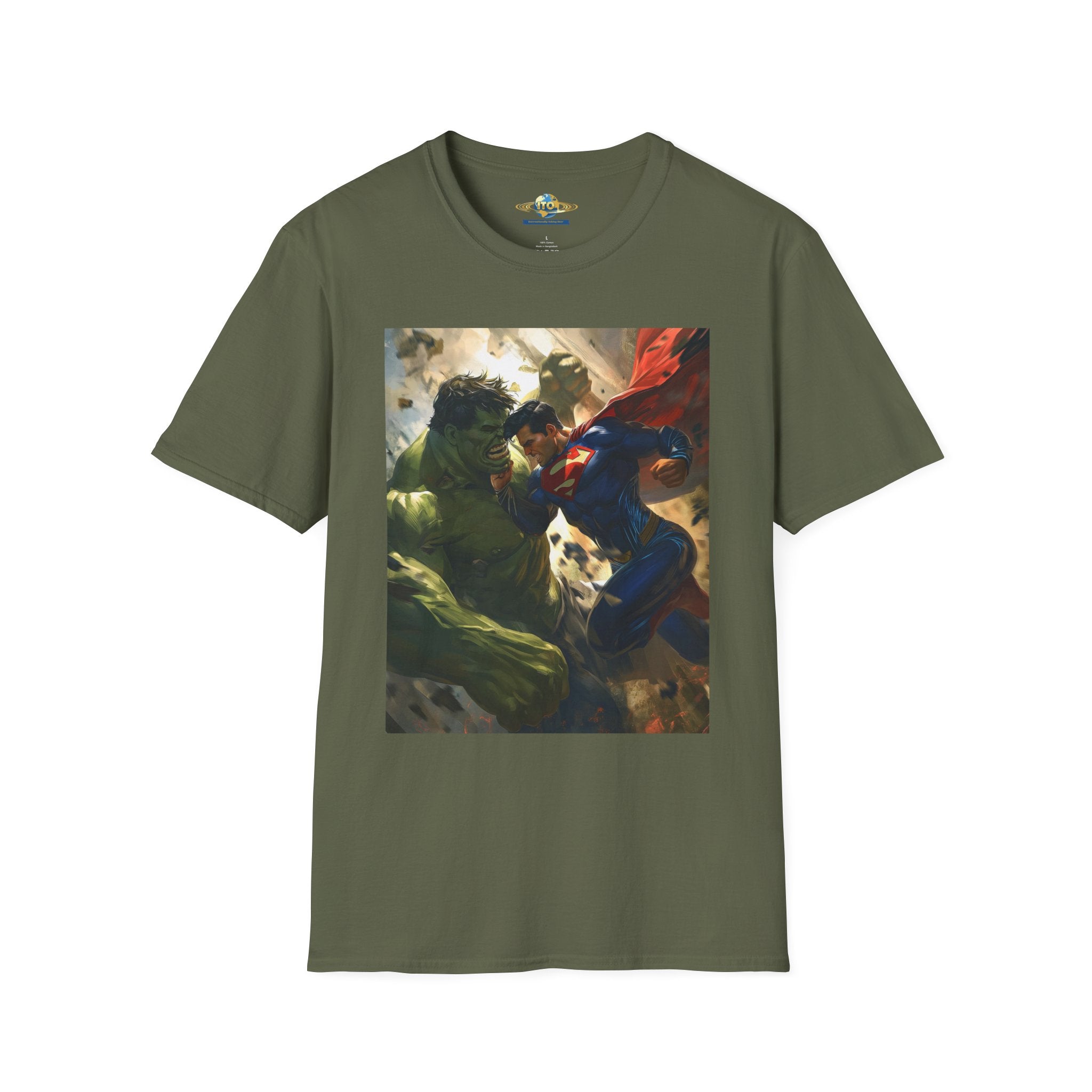 Superhero Clash Graphic T-Shirt