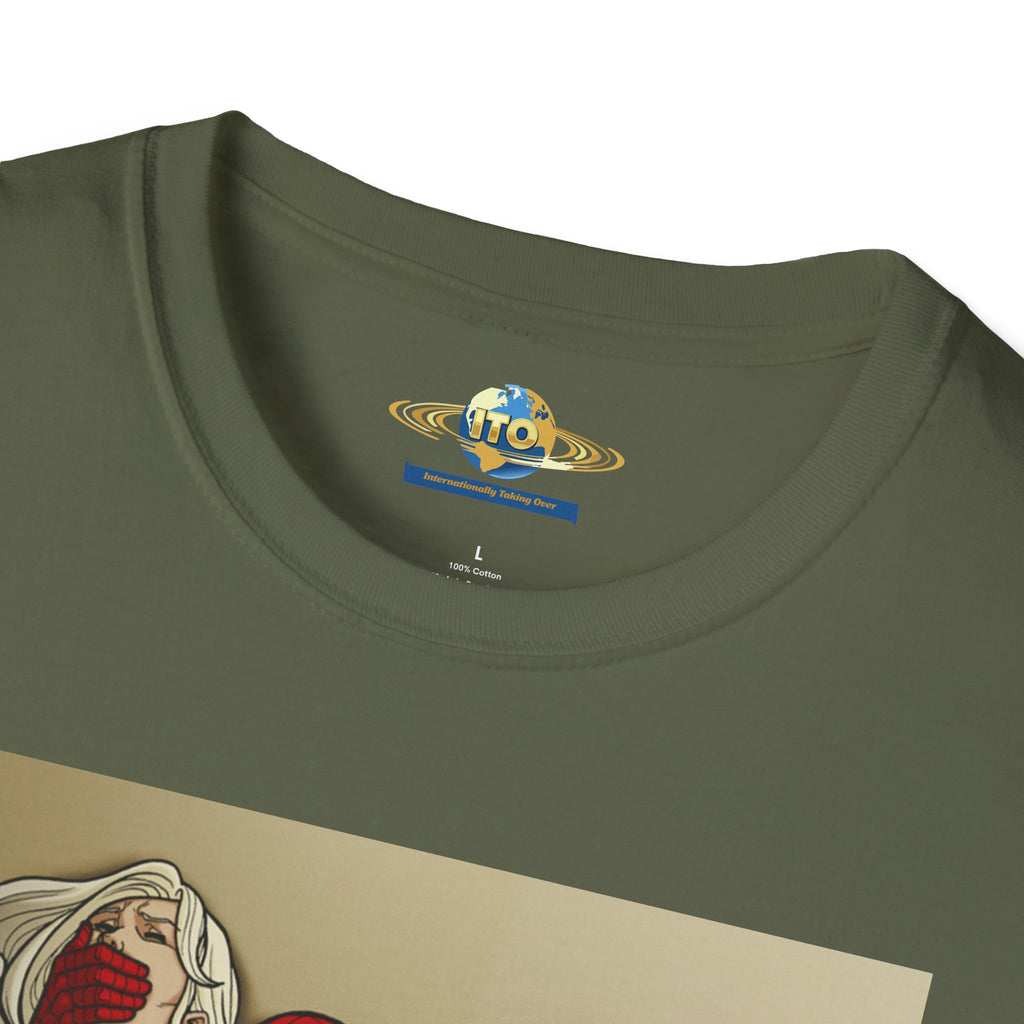 Spider Hero Comic Art T-Shirt — Web-Slinging Scene Graphic Tee