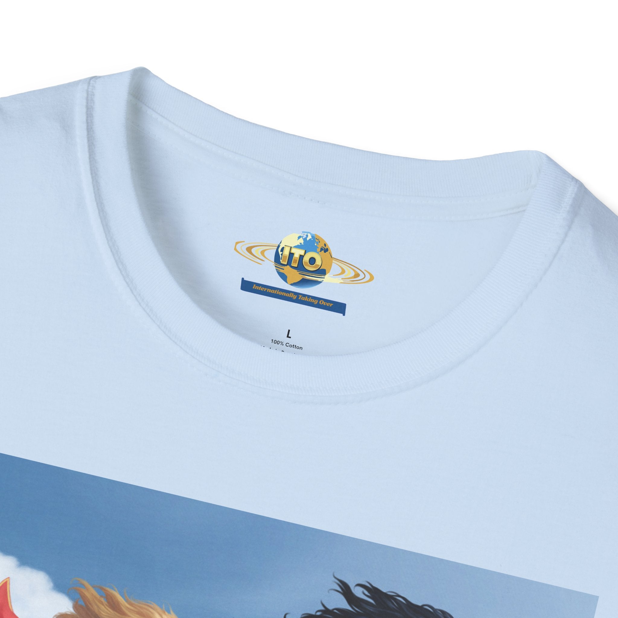 Superhero Tro T-Shirt — Vintage Flying Wonder Women Illustration