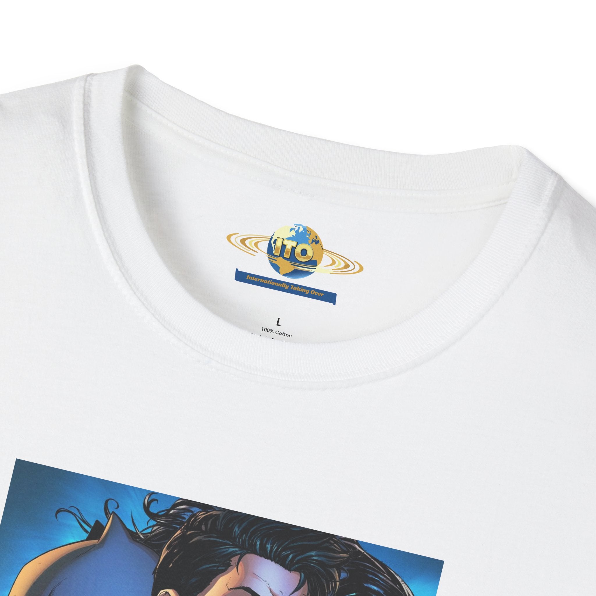 Anime Mecha Warrior Graphic T-Shirt