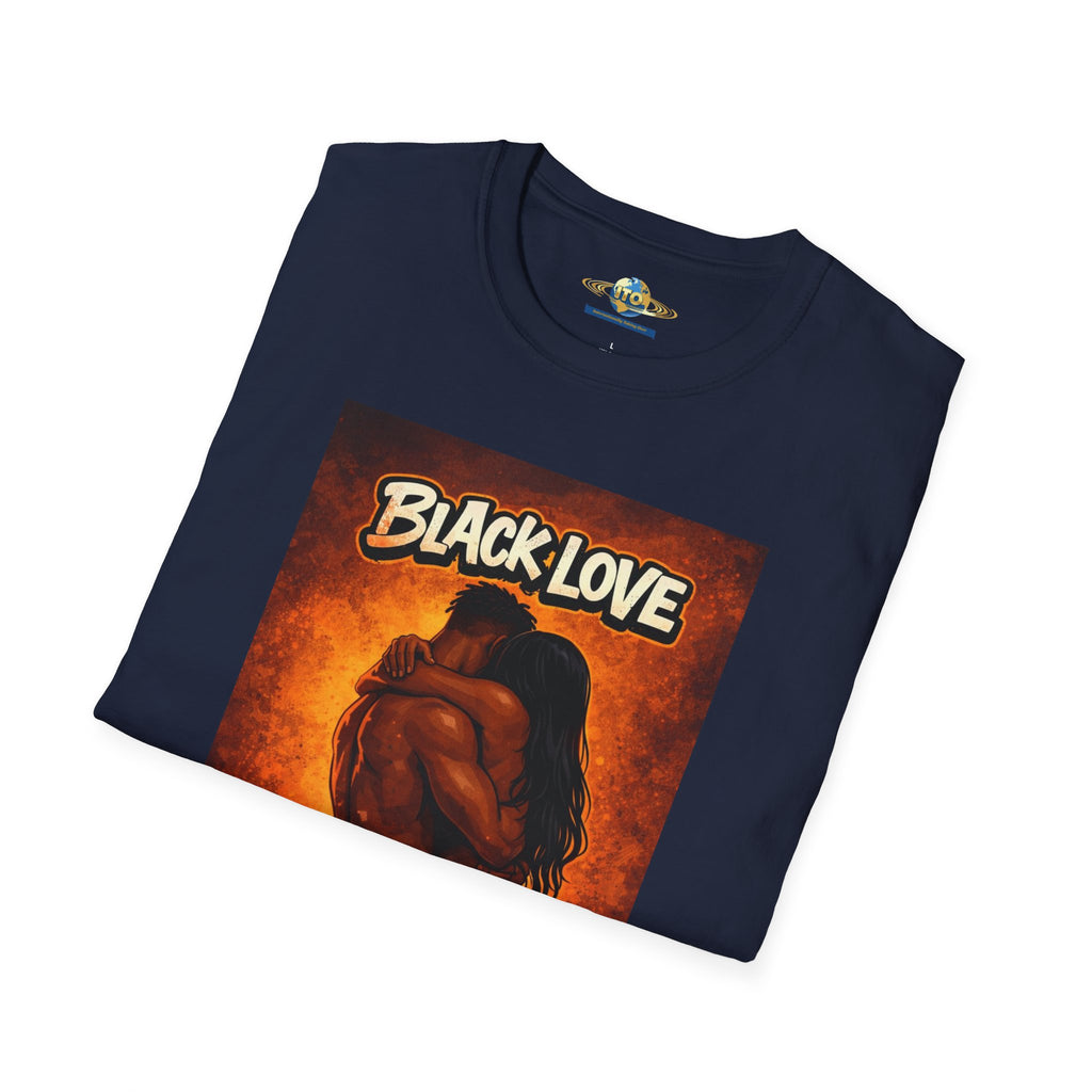 T-Shirt — "Black Love" Romantic Couple Graphic Tee