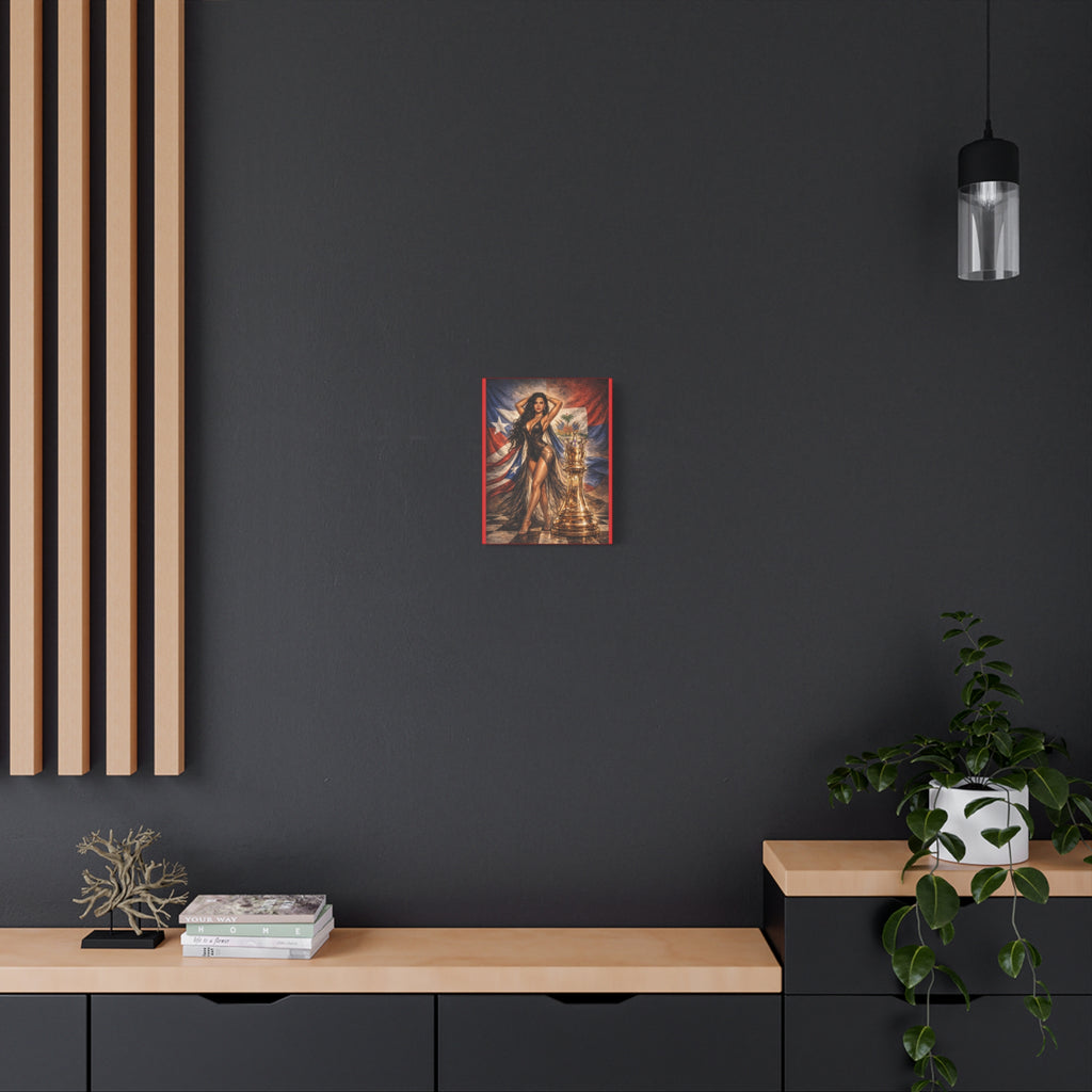 Dominican Queen Chess Canvas - Matte Stretched Wall Art