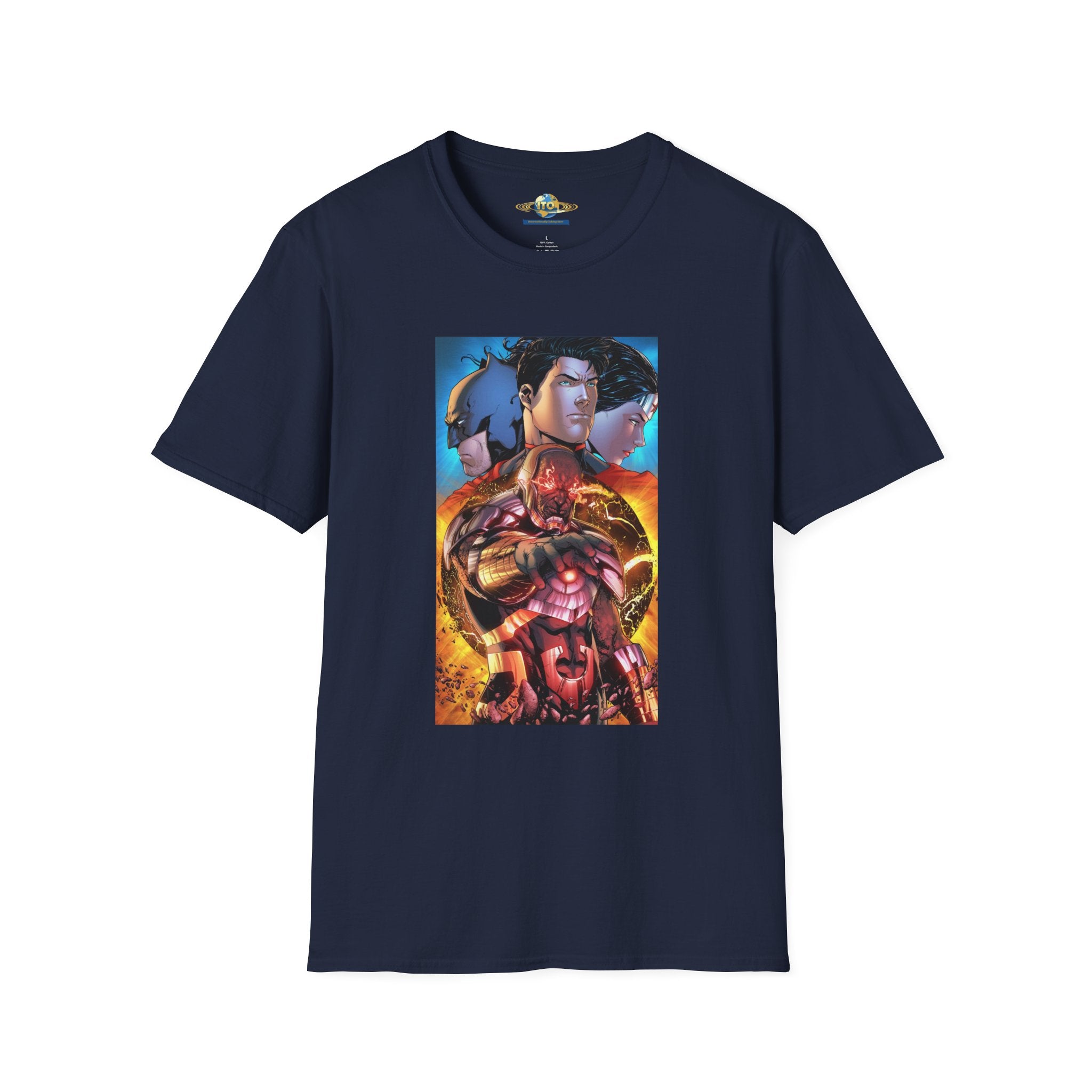 Anime Mecha Warrior Graphic T-Shirt