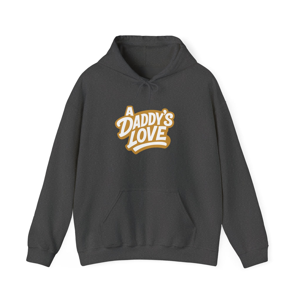 Daddy’s Love Hoodie — Retro Script Father Appreciation Sweatshirt