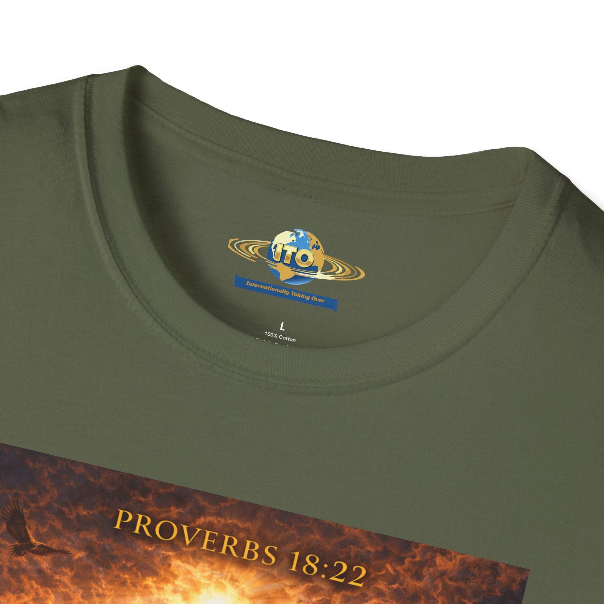 Religious T-Shirt - "He Who Finds a Good Wife" Inspirational Christian Couple Tee