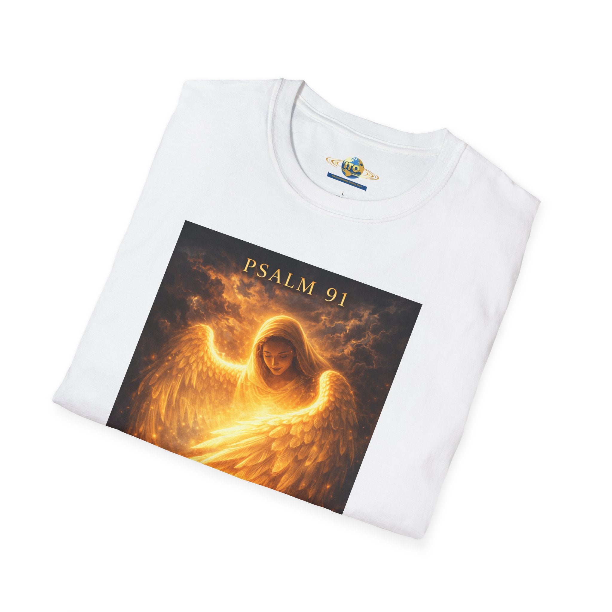 Psalm 91 Guardian Angel T-Shirt — Inspirational Christian Faith Tee
