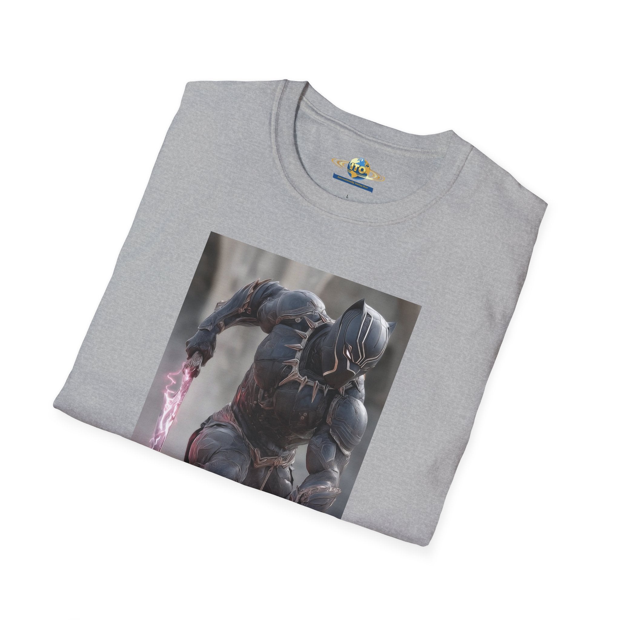 Black Panther Lightning Pose T-Shirt