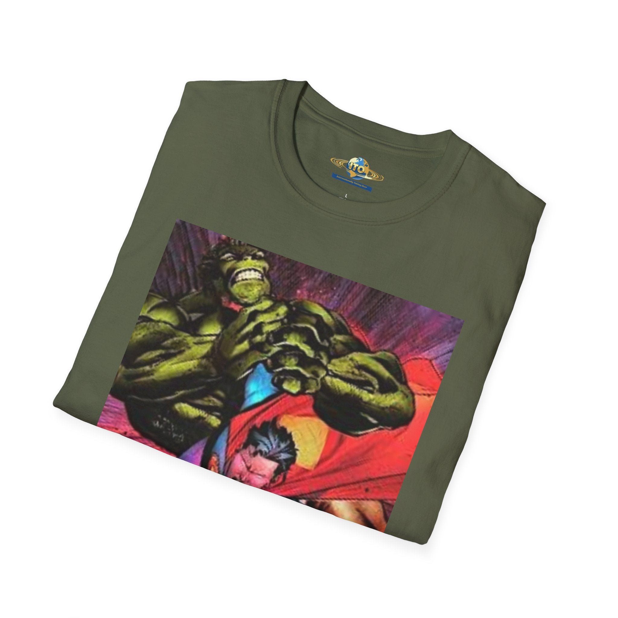 Superhero Mashup T‑Shirt — Dynamic Comic Art Tee