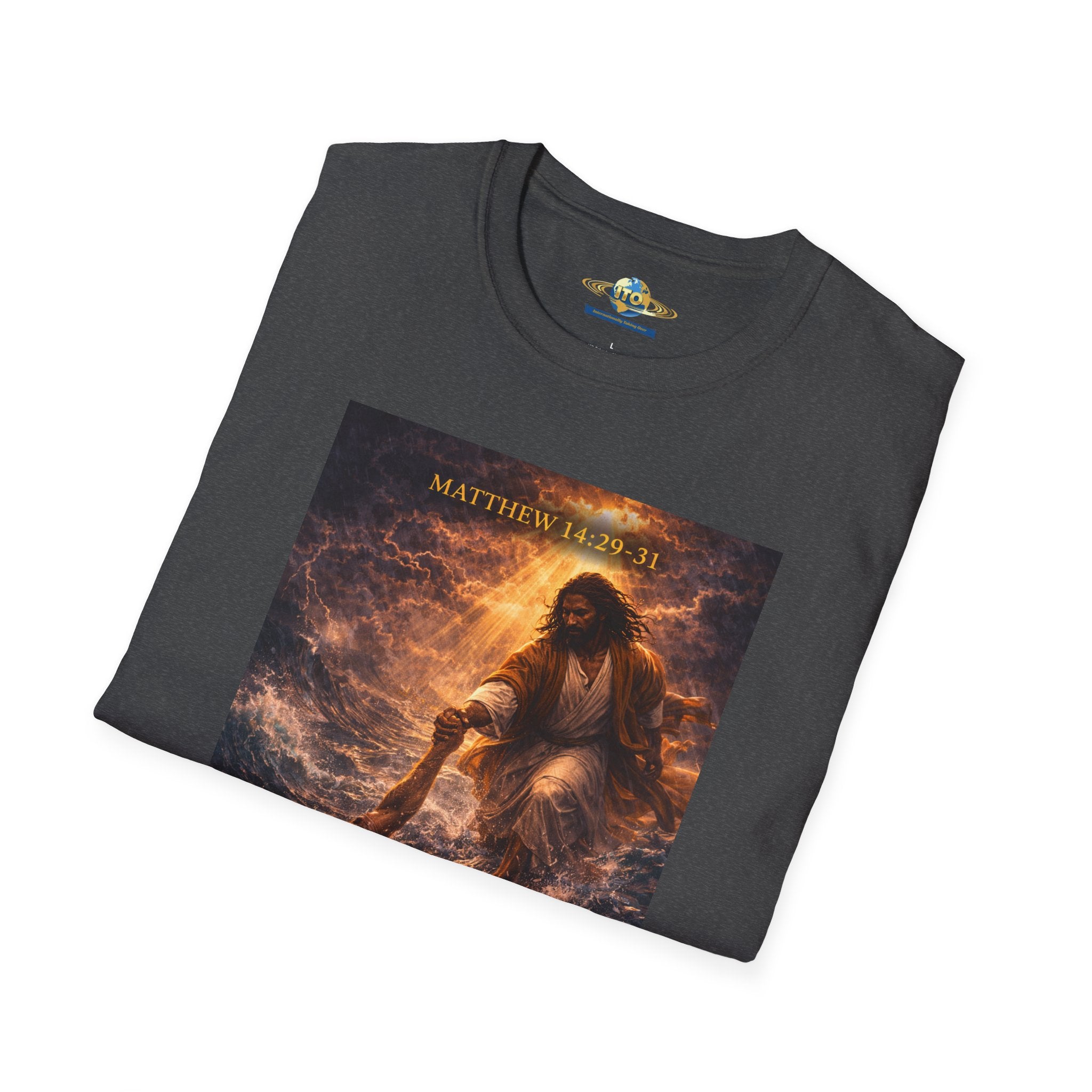 Peace Be Still T-Shirt — Inspirational Christian Jesus Graphic Tee