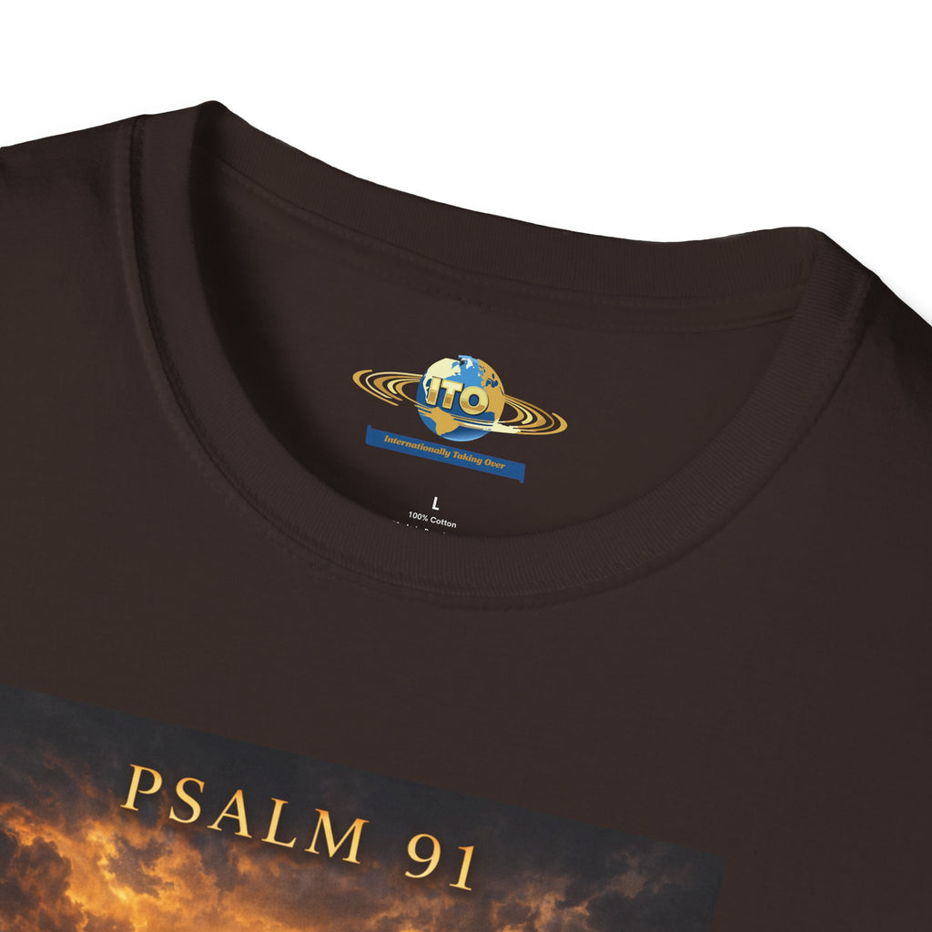 Psalm 91 Guardian Angel T-Shirt — Inspirational Christian Faith Tee