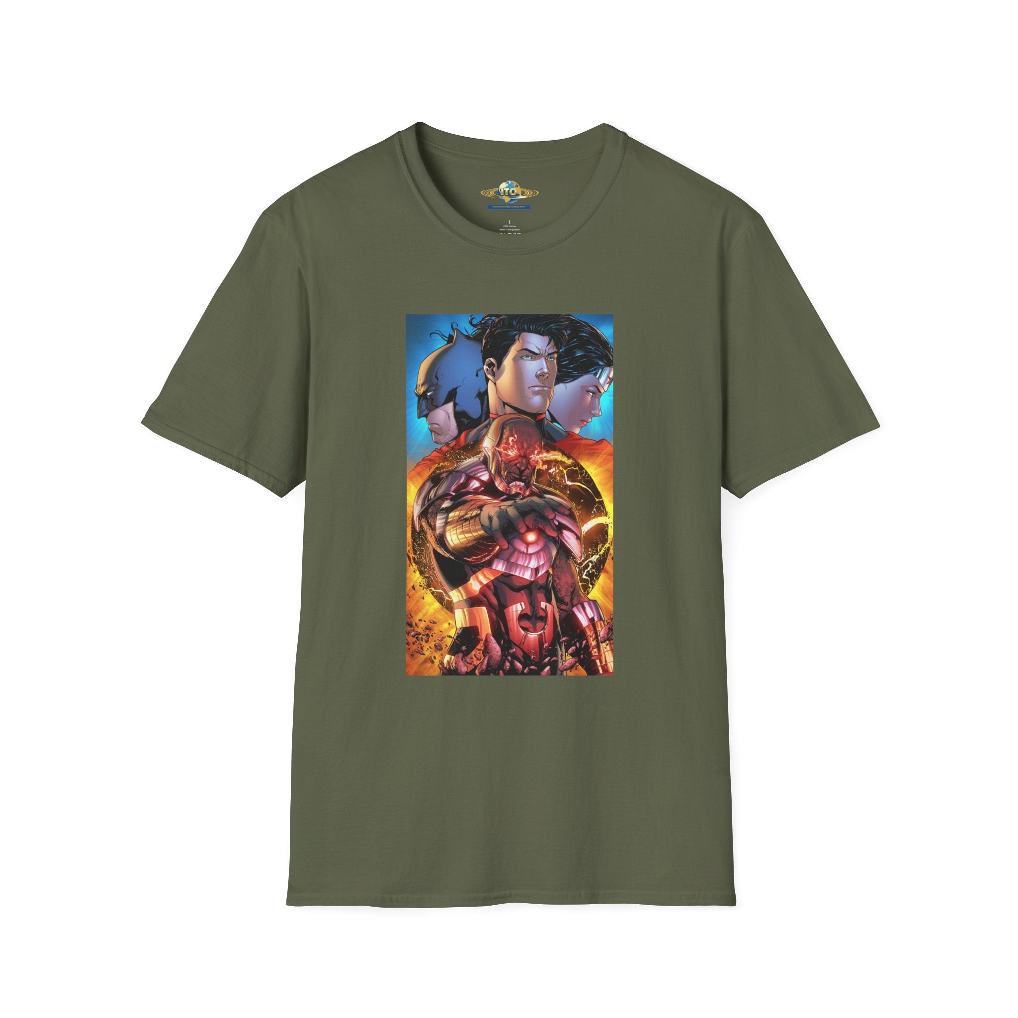 Anime Mecha Warrior Graphic T-Shirt