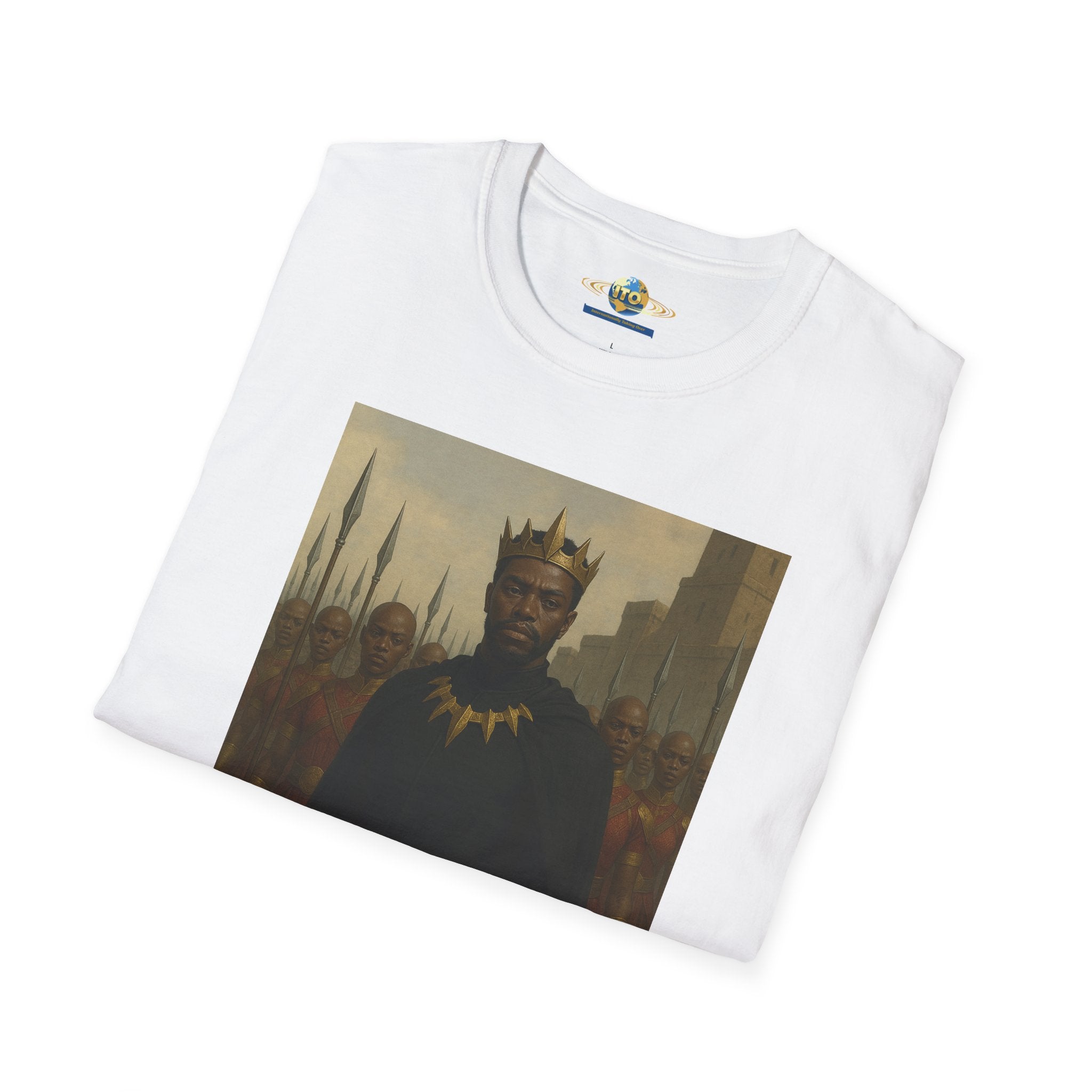 Black King Unisex Softstyle T-Shirt