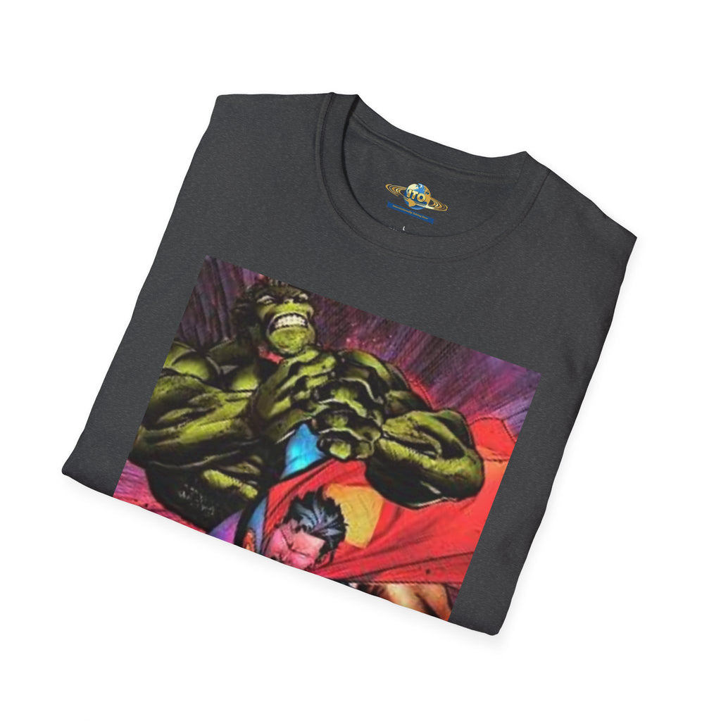 Superhero Mashup T‑Shirt — Dynamic Comic Art Tee