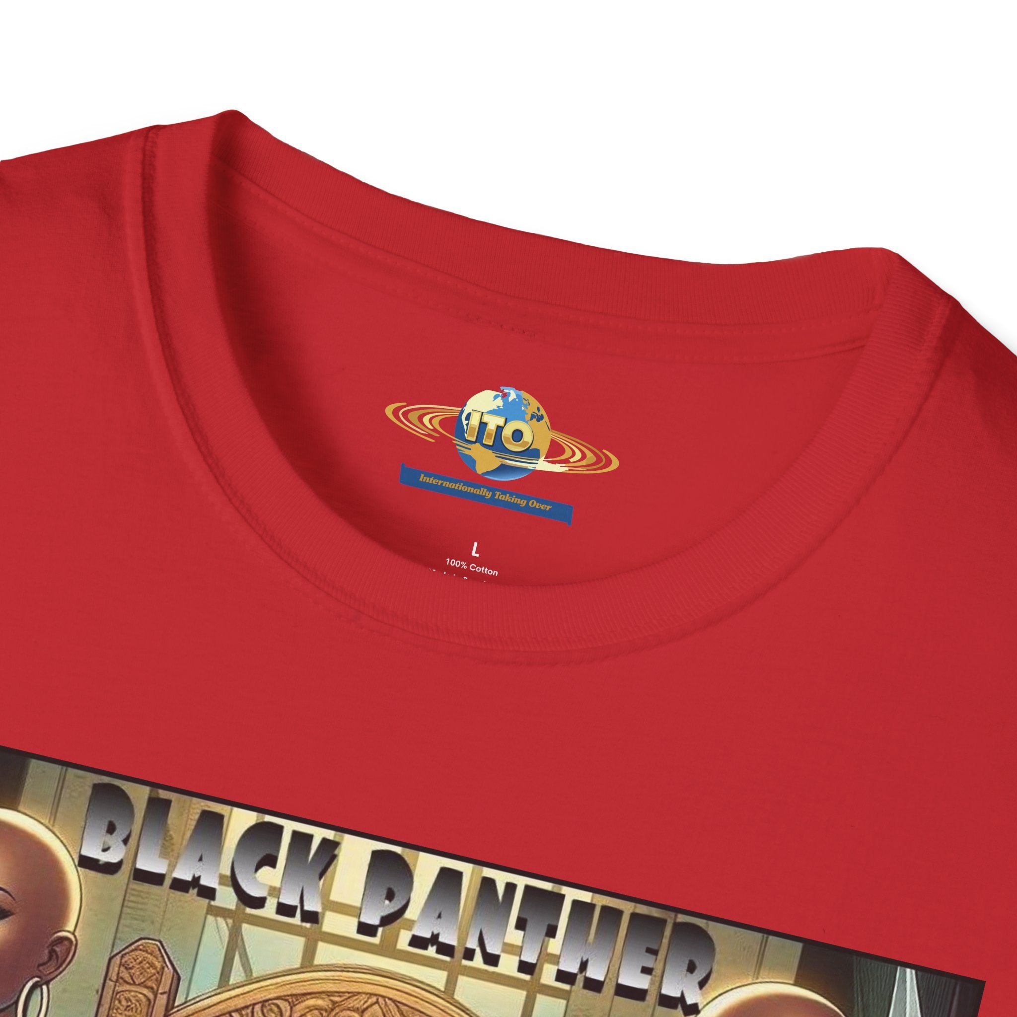 Black Panther Throne Graphic T-Shirt — Afro-Futurist King Art Tee