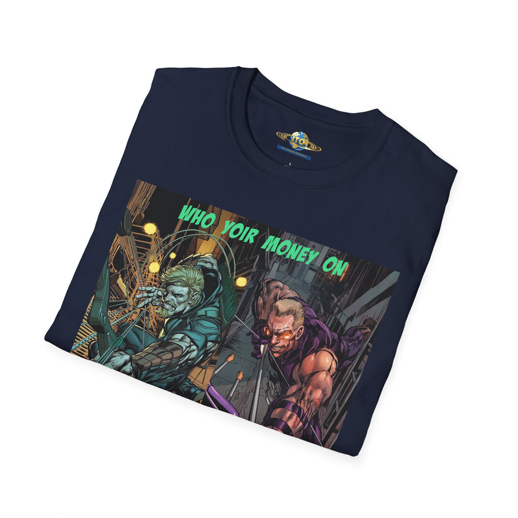 Graphic T‑Shirt — 'Who You Moving On' Cyberpunk Comic Art Tee