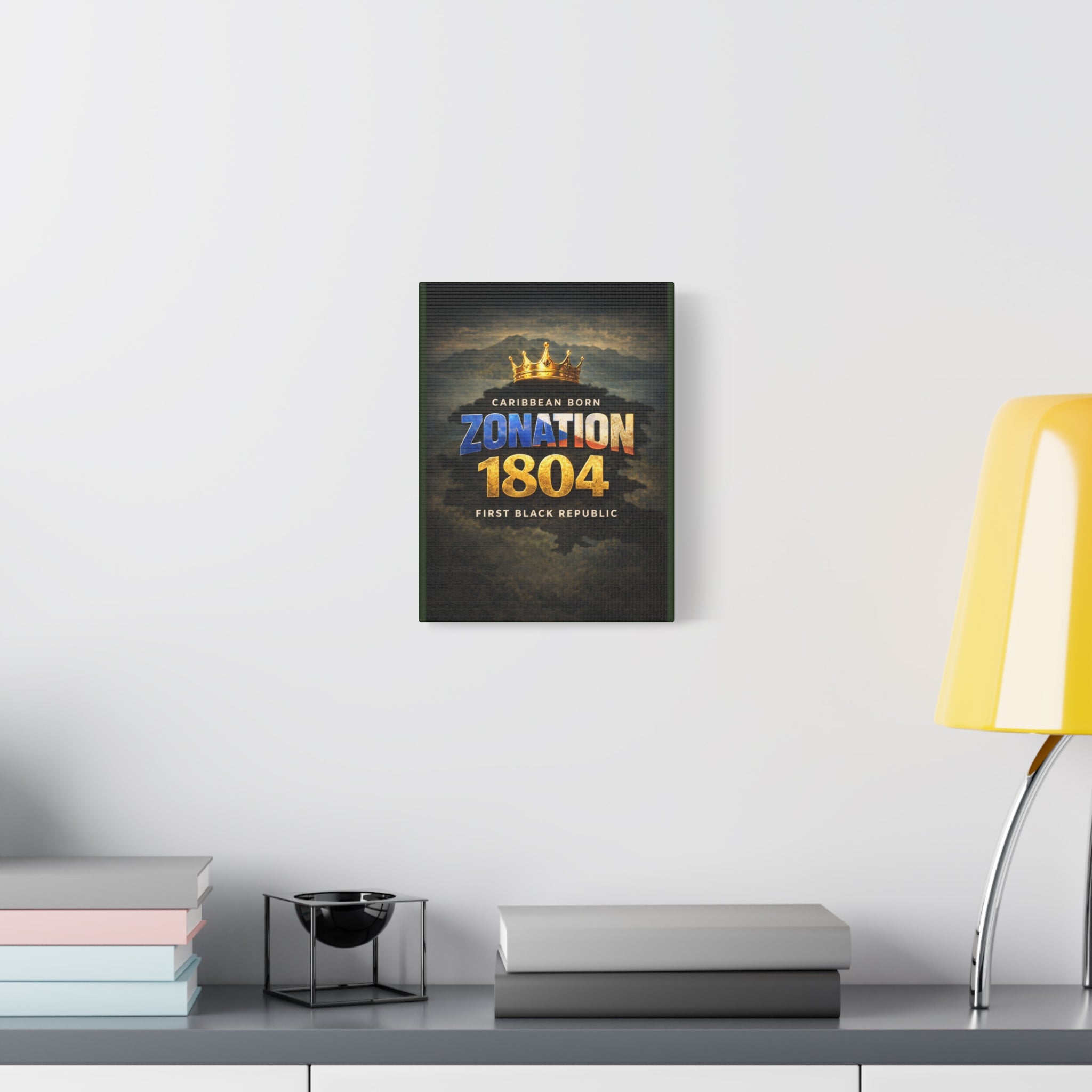 Zonation 1804 Matte Canvas Print — 'Caribbean Born • First Black Republic' Wall Art