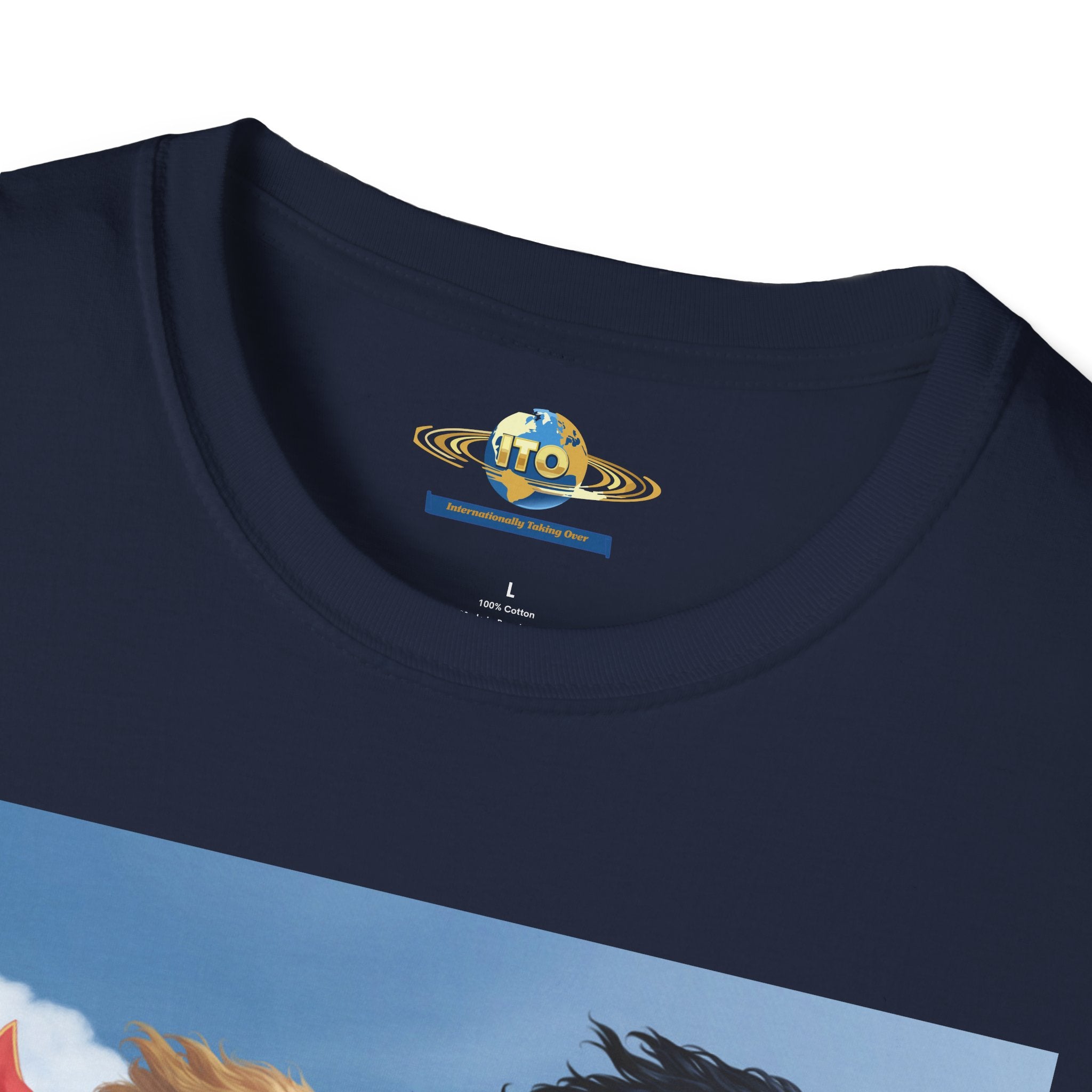Superhero Tro T-Shirt — Vintage Flying Wonder Women Illustration