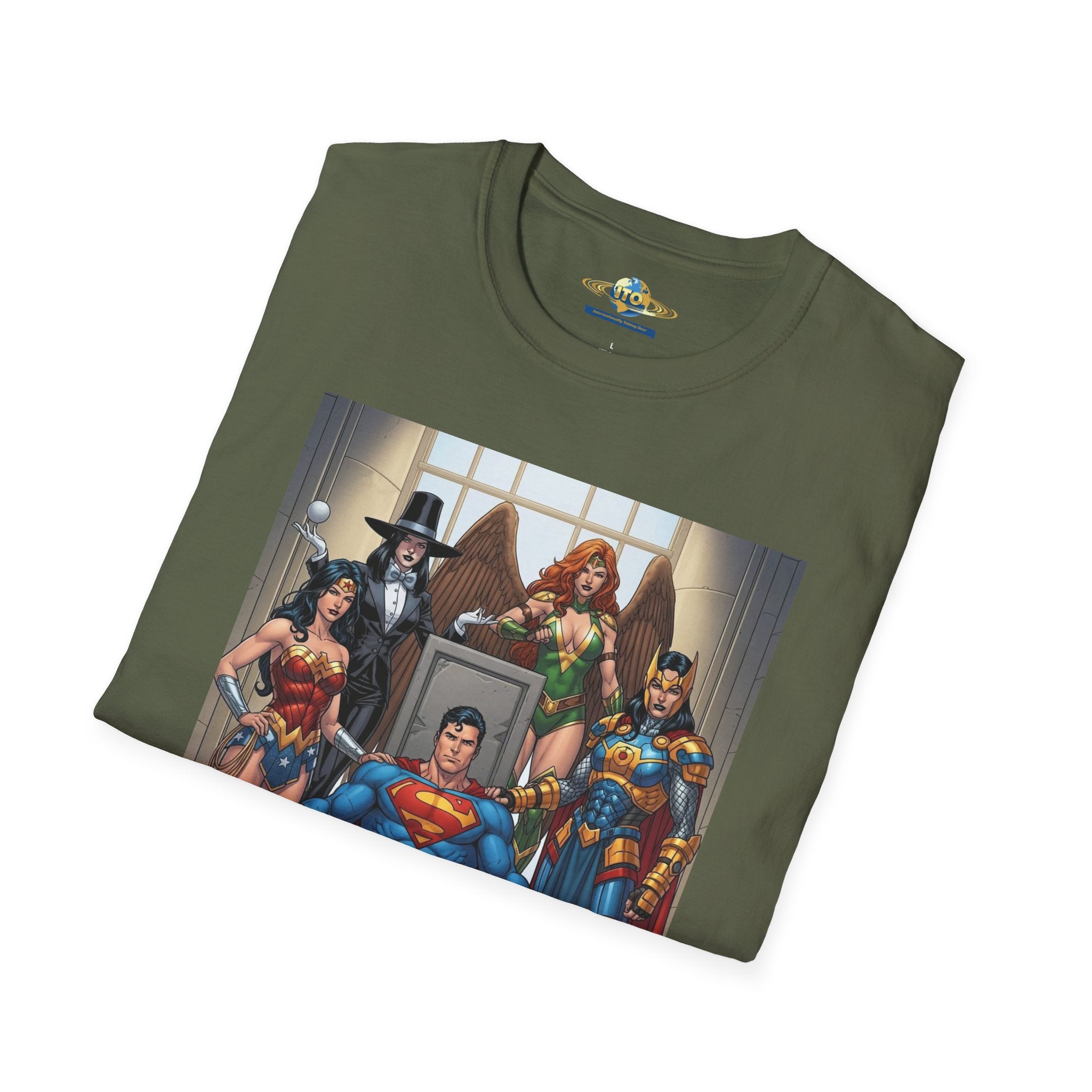 Justice League Portrait T-Shirt — Hero Squad Graphic Tee