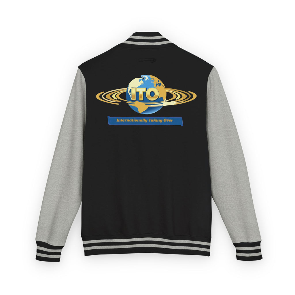 Letterman Jacket — UTO Interplanetary Travel Club Logo Varsity Jacket