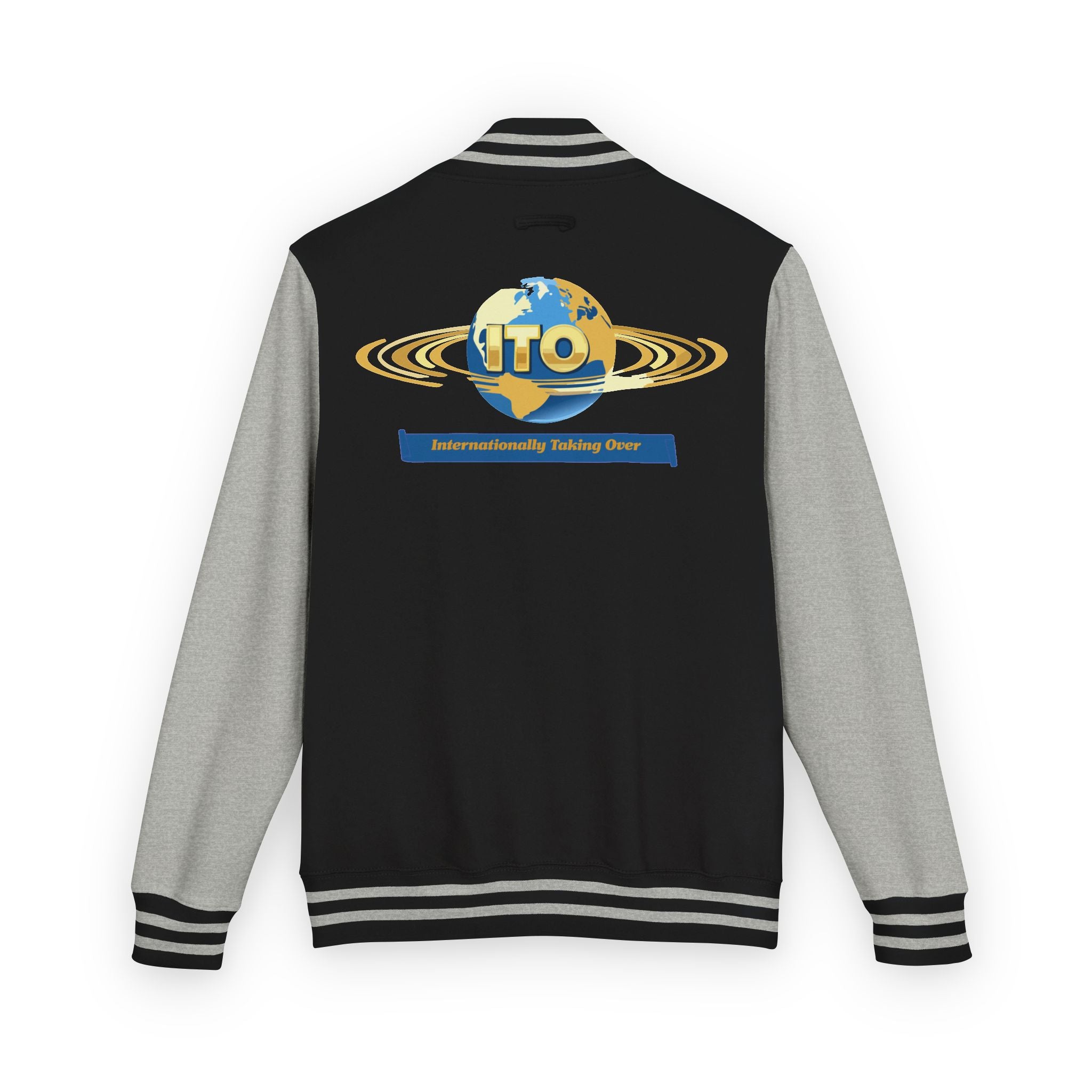 Letterman Jacket — UTO Interplanetary Travel Club Logo Varsity Jacket