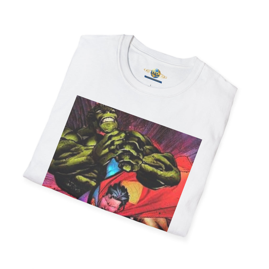 Superhero Mashup T‑Shirt — Dynamic Comic Art Tee
