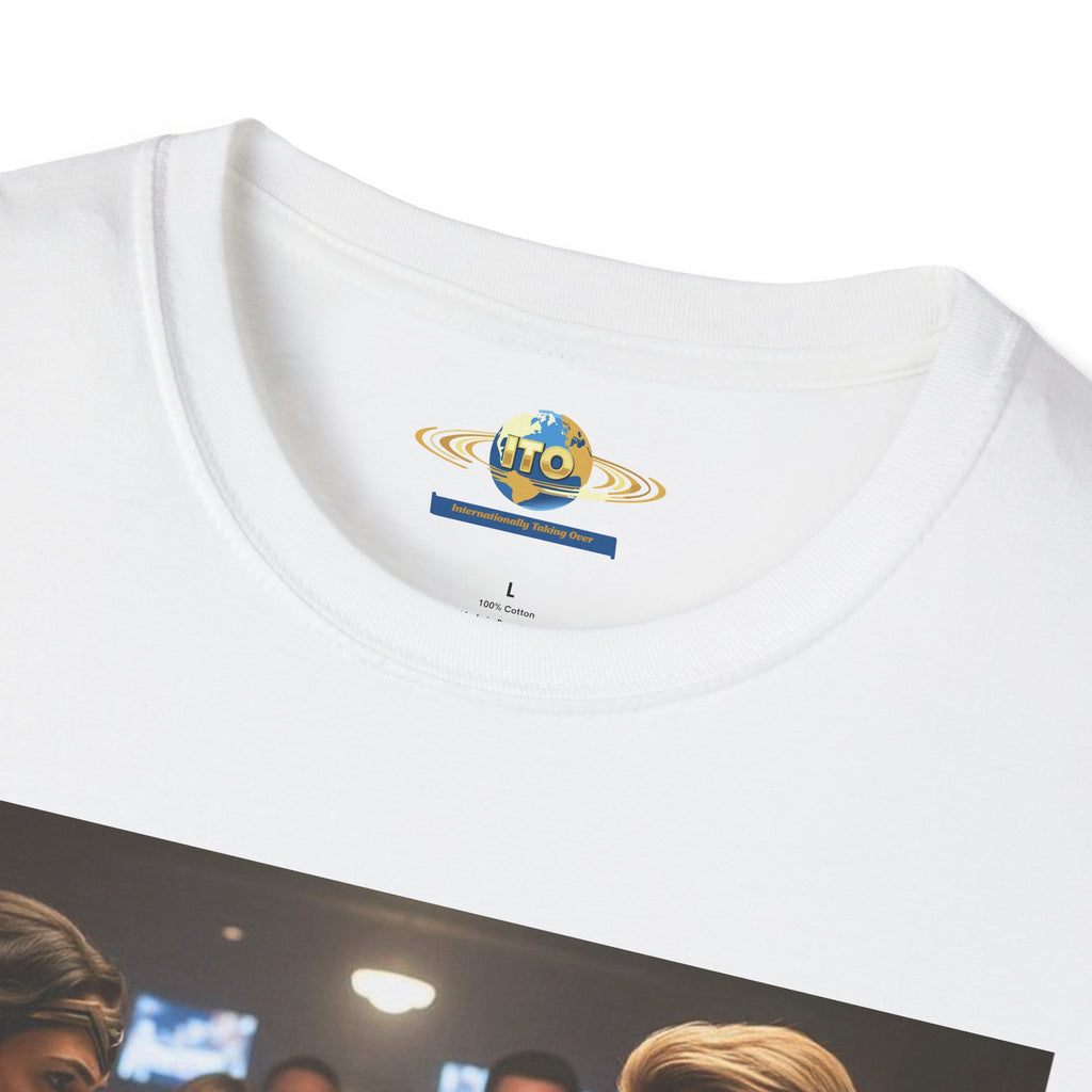 Arm Wrestling Scene Graphic T-Shirt