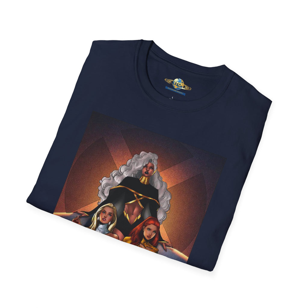 Retro Superhero Trio Graphic T-Shirt