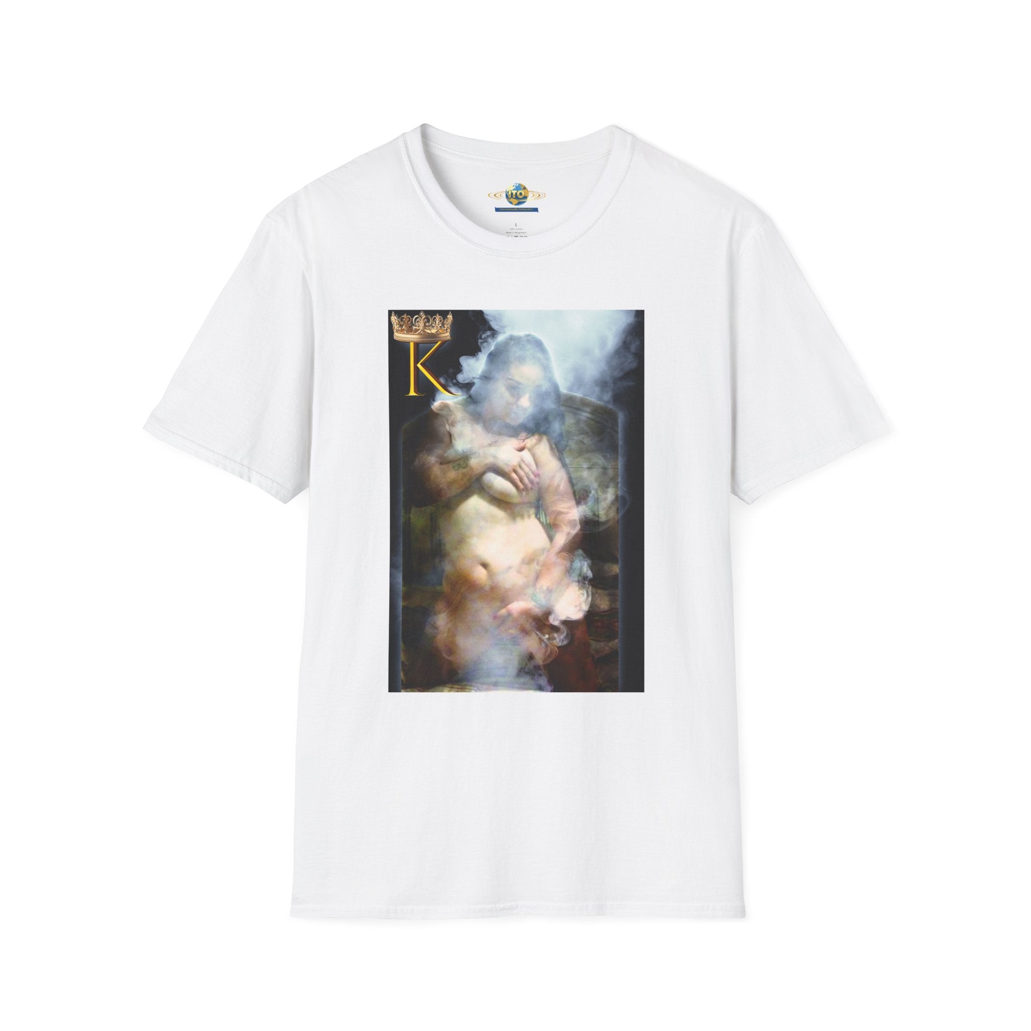 Renaissance Angel Art T-Shirt — Ethereal Mother & Child Graphic Tee
