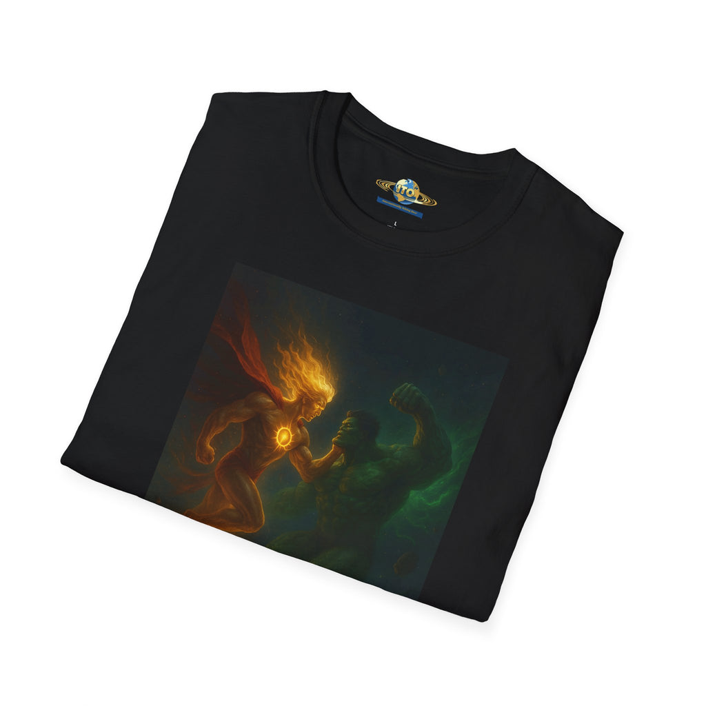 Sun God And green monster Unisex Softstyle T-Shirt