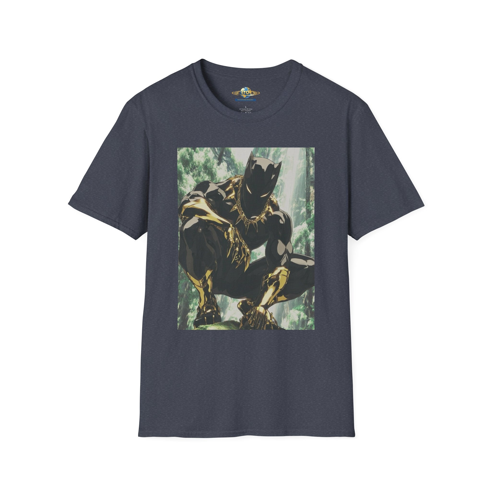 Black Panther Graphic T-Shirt — Superhero King Comic Art Tee