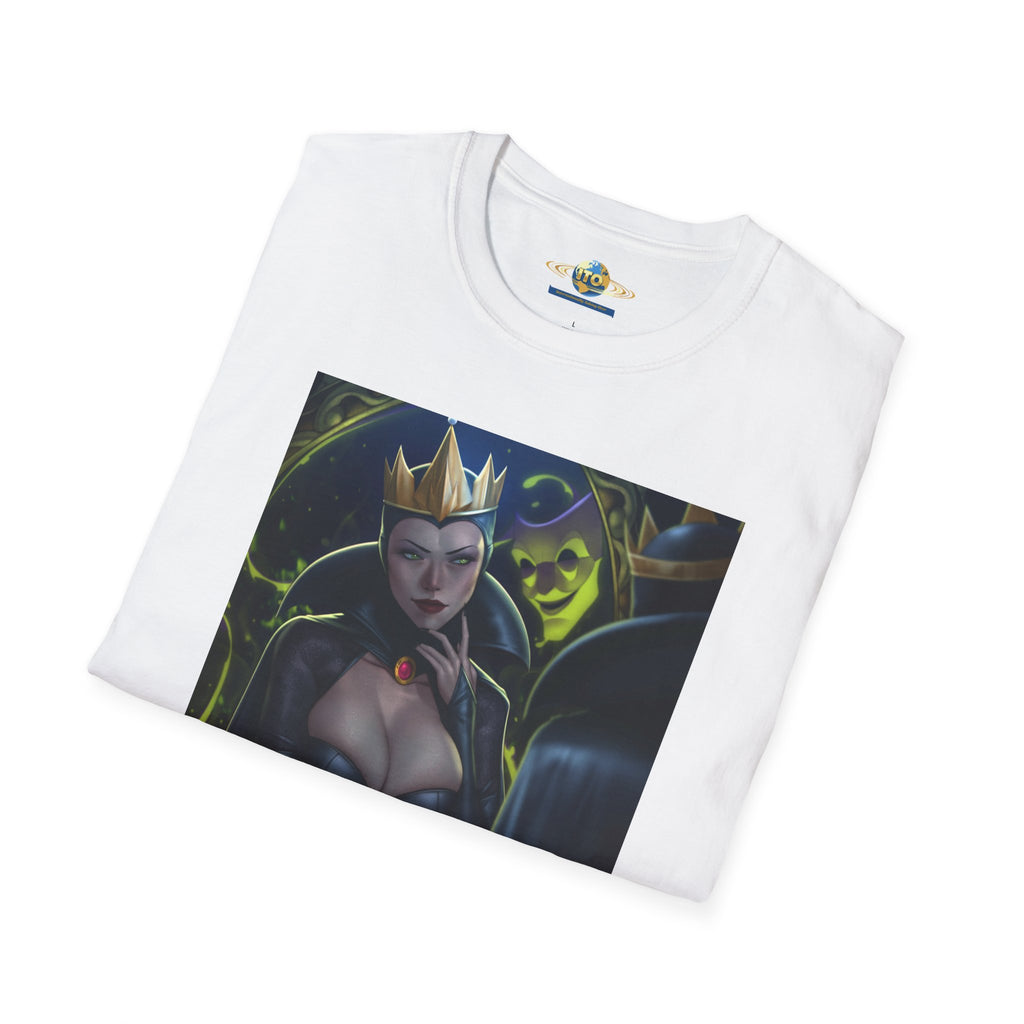 Dark Queen Art Tee — Gothic Fantasy Portrait T-Shirt