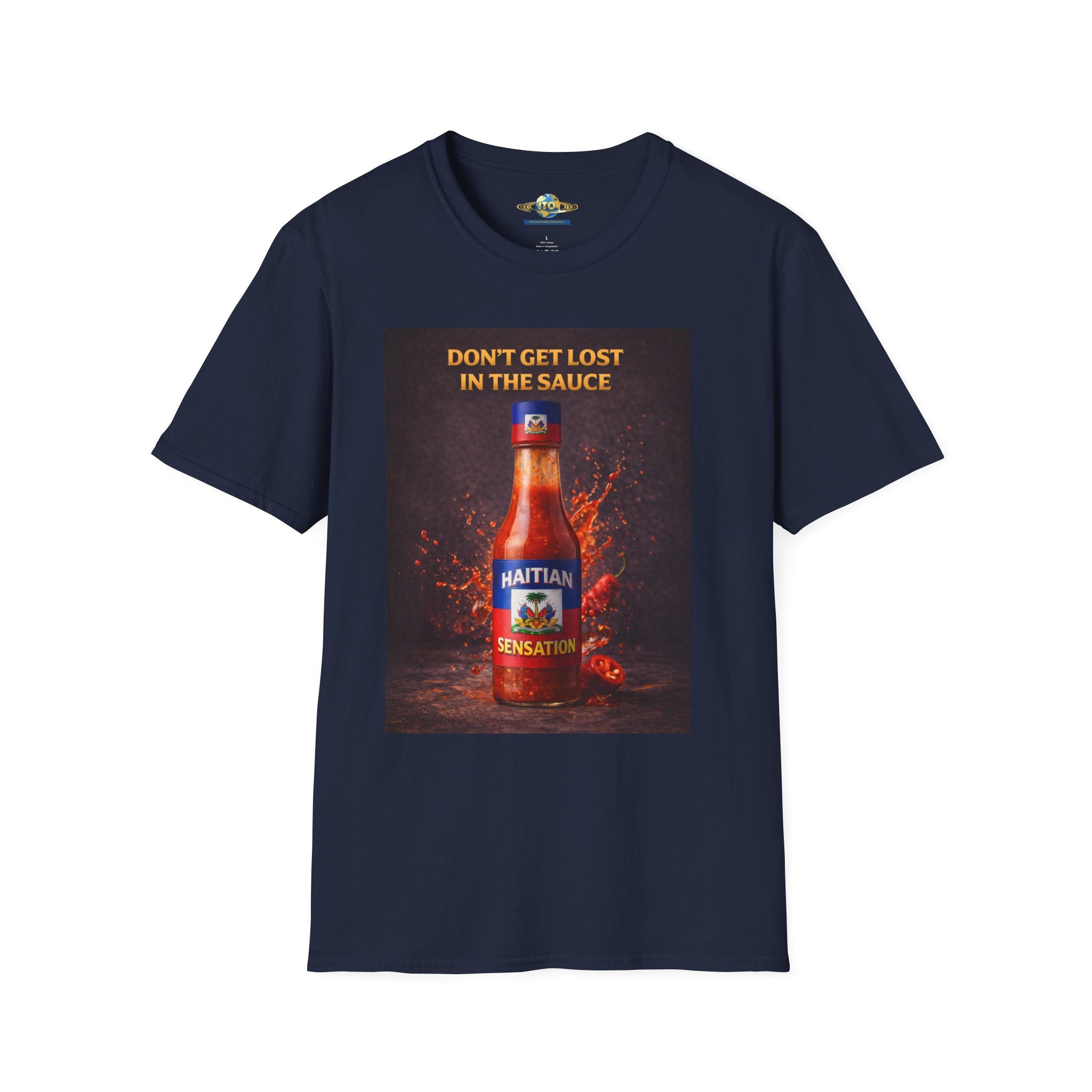 Hot Sauce T-Shirt — "Don't Get Lost in the Sauce" Graphic Tee