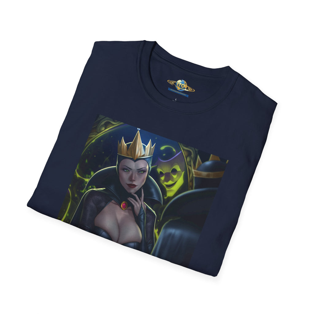 Dark Queen Art Tee — Gothic Fantasy Portrait T-Shirt