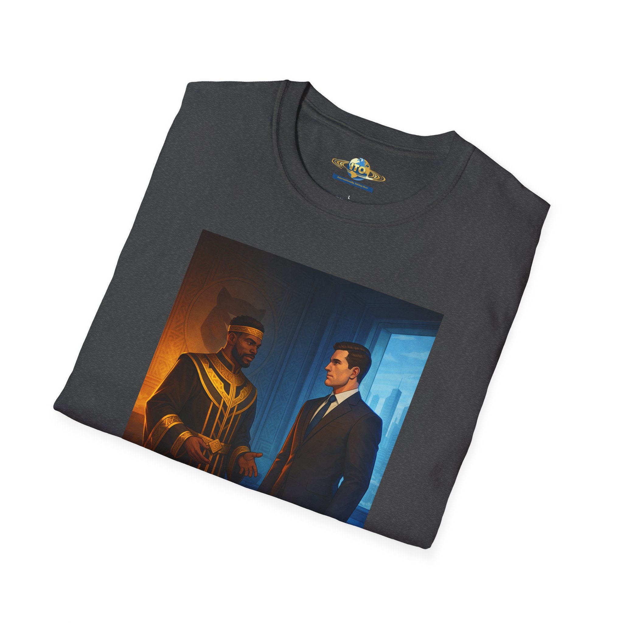 Trillionaire vs. Billionaire Graphic T‑Shirt — Movie Poster Style Tee