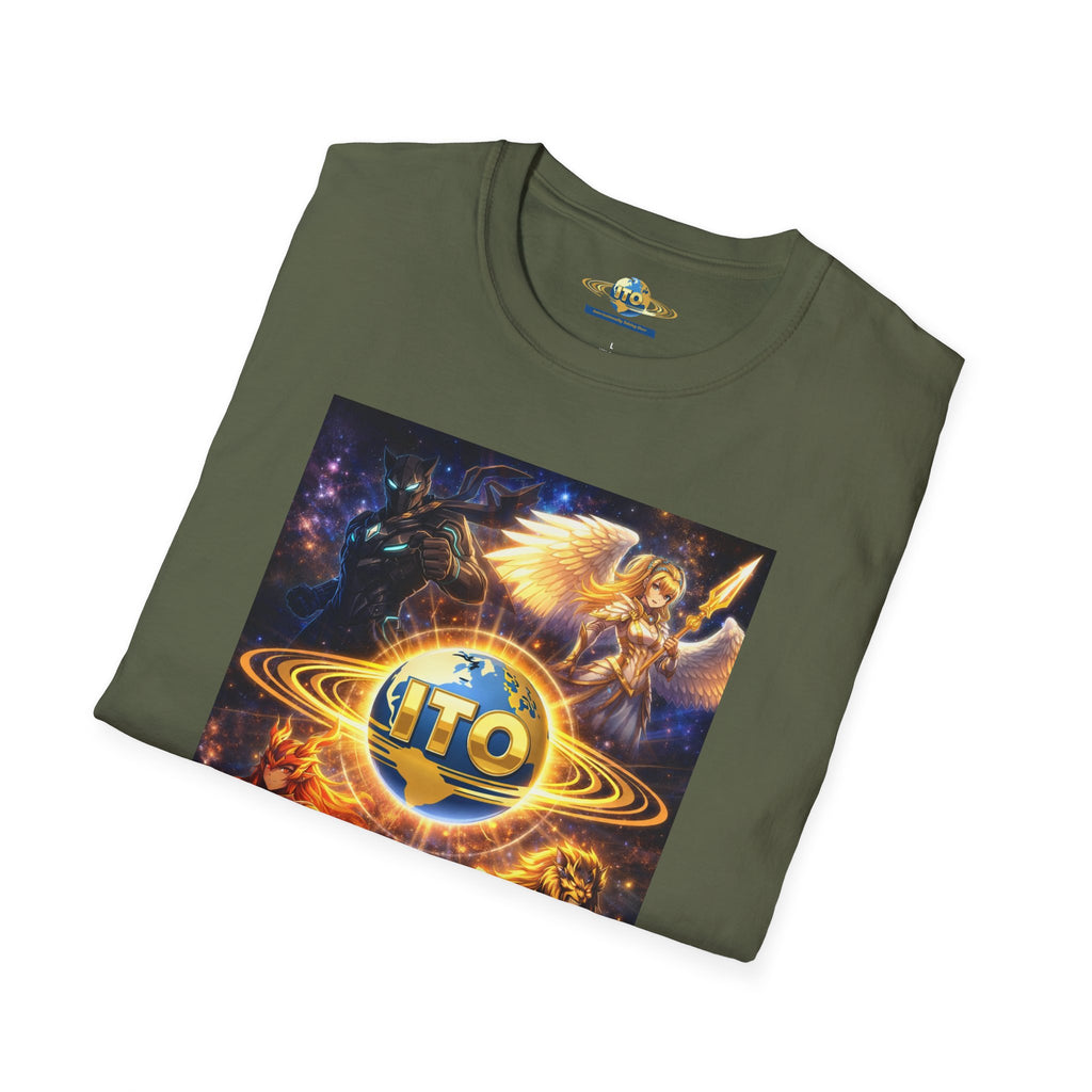 Anime Hero T-Shirt — 'ITO' Cosmic Battle Graphic Tee