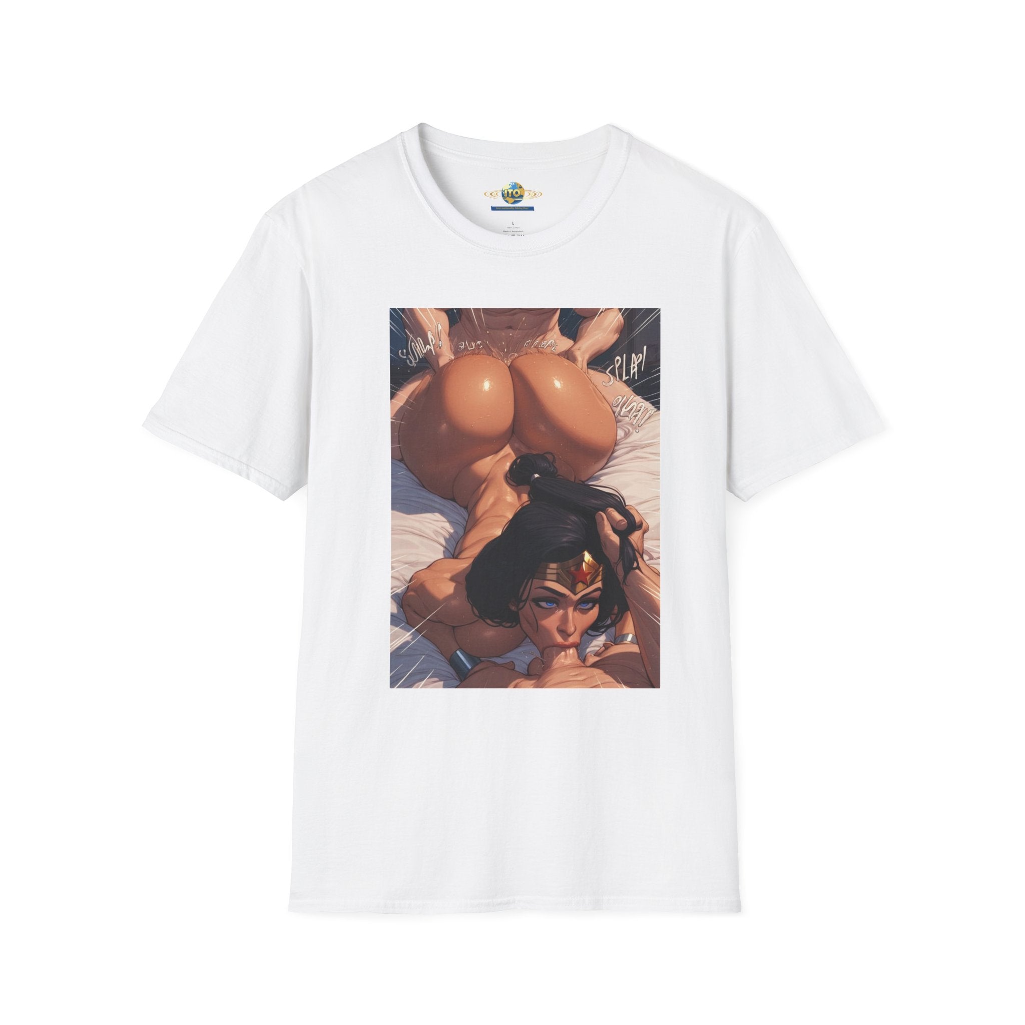 Graphic T-Shirt — Pinup Superhero Artwork Tee