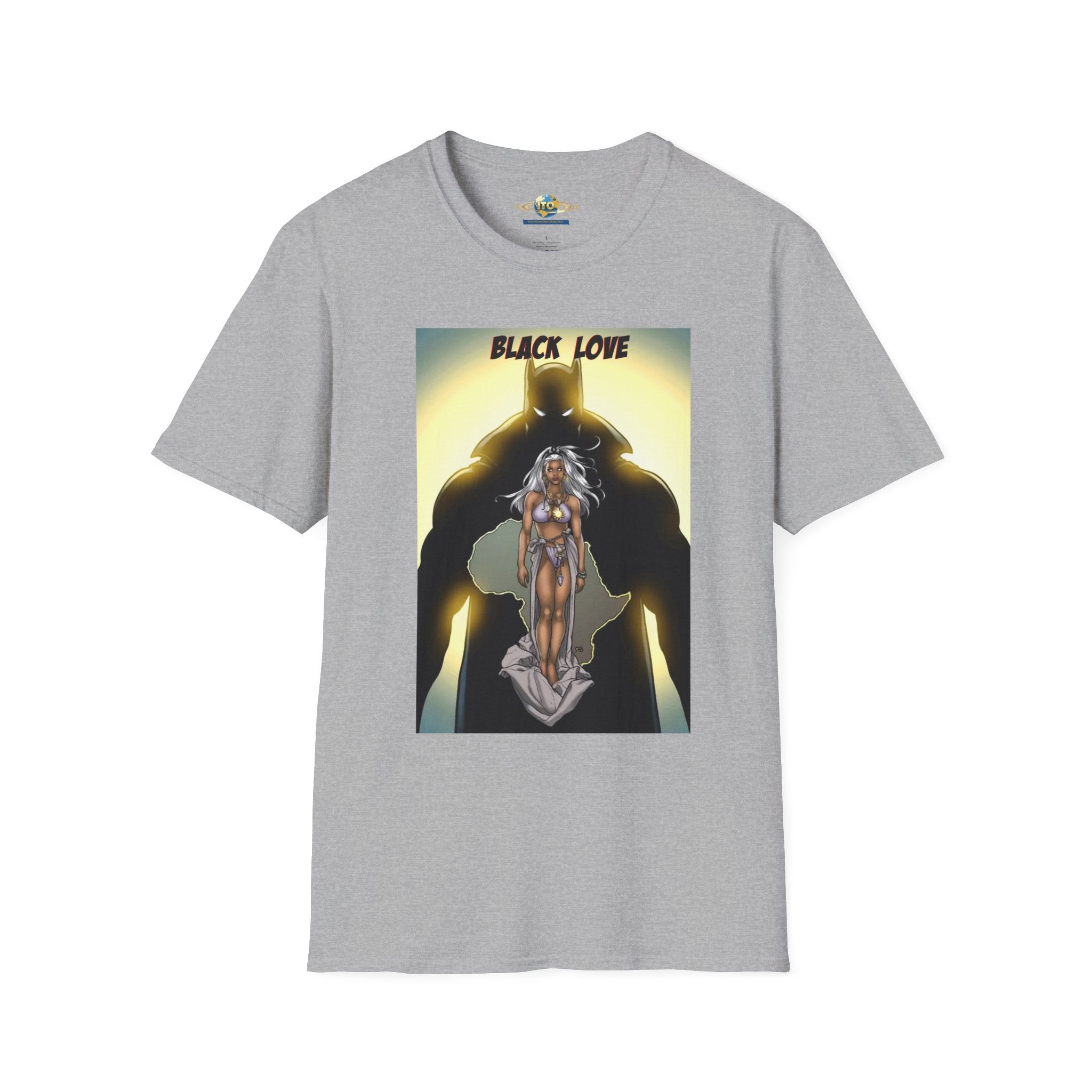 T-Shirt — "Black Love" Afrocentric Superhero Graphic Tee