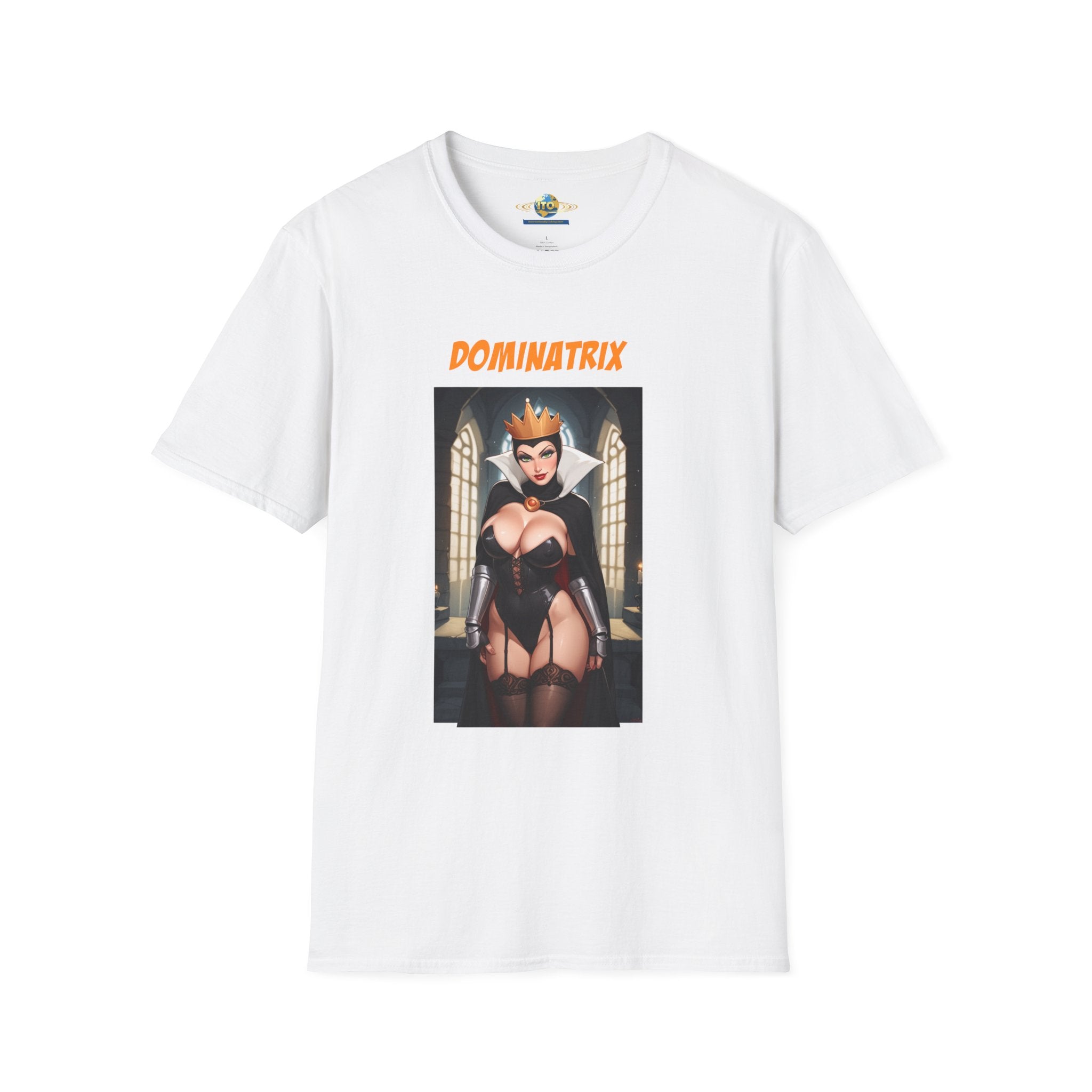 Dominatrix Graphic T-Shirt – Gothic Pinup Costume Tee