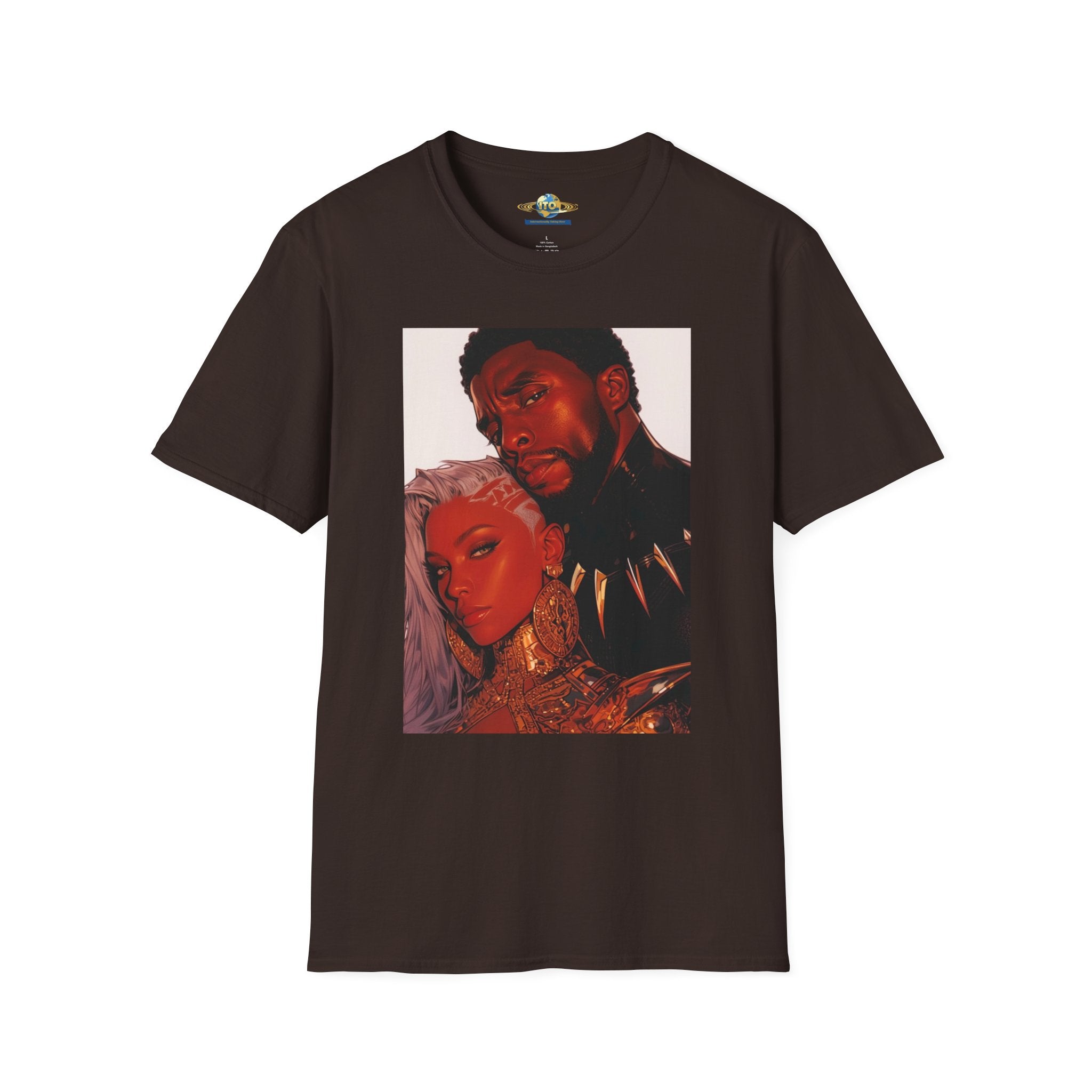 Afrofuturistic Couple Portrait T-Shirt