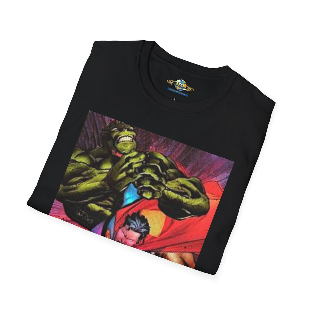 Superhero Mashup T‑Shirt — Dynamic Comic Art Tee