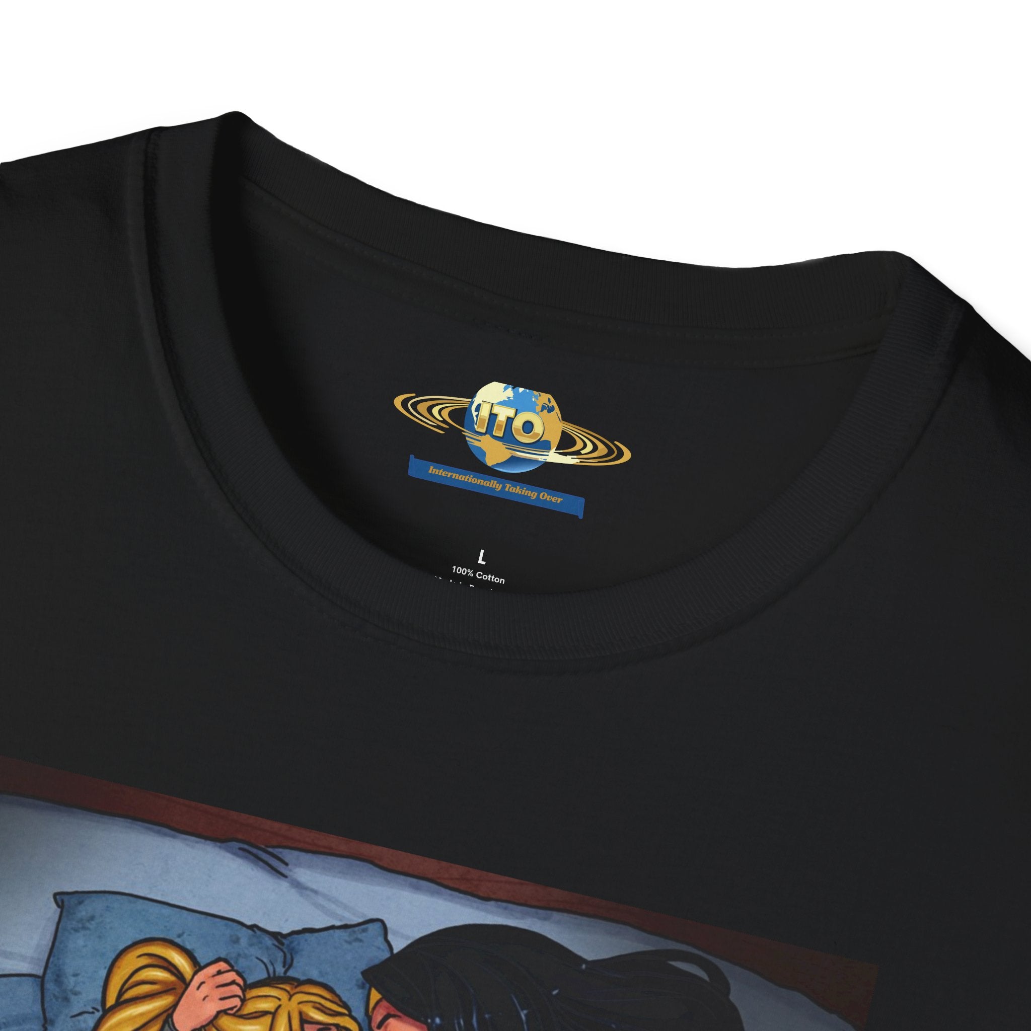 Pinup Superhero Couple T-Shirt — Sexy Comic Art Tee