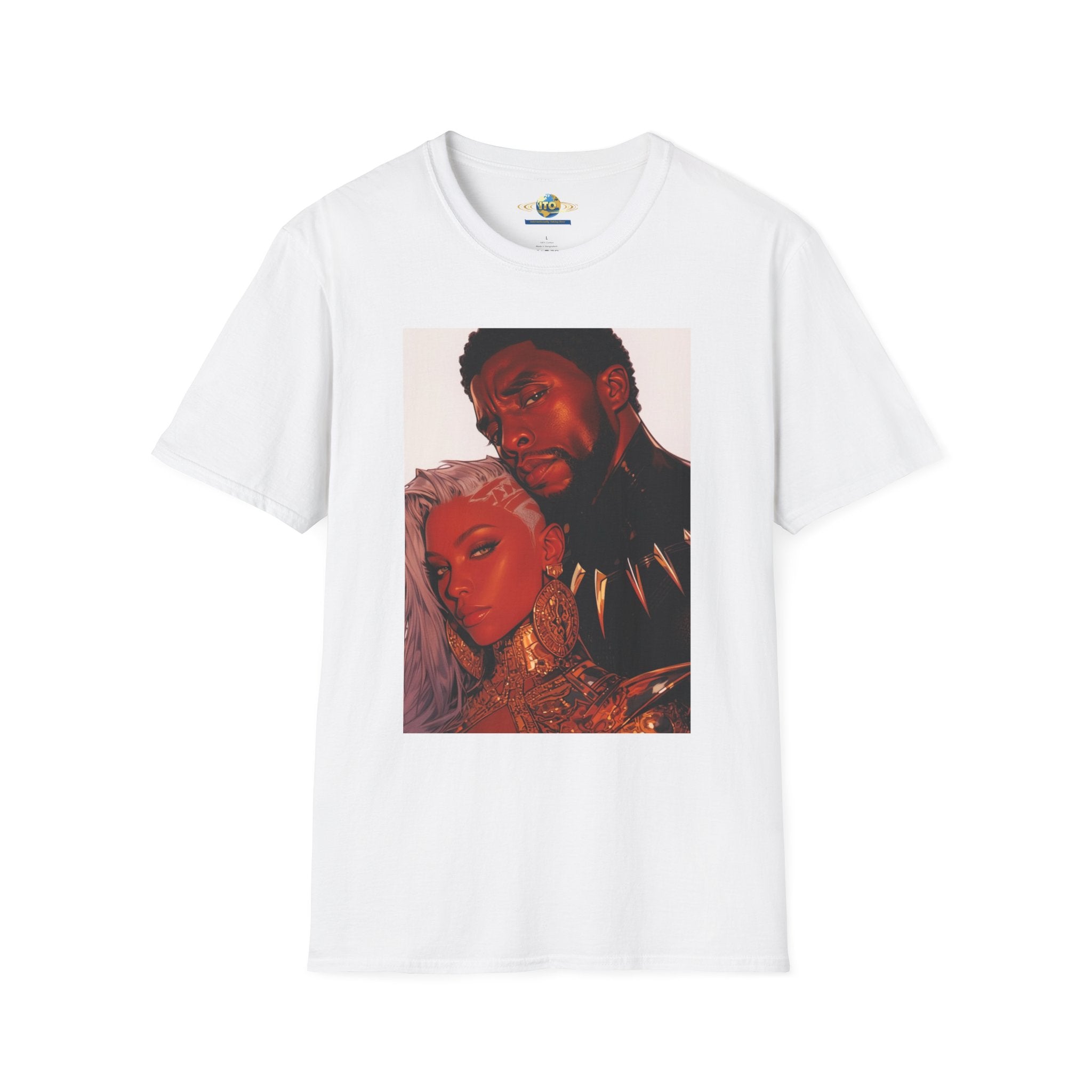 Afrofuturistic Couple Portrait T-Shirt