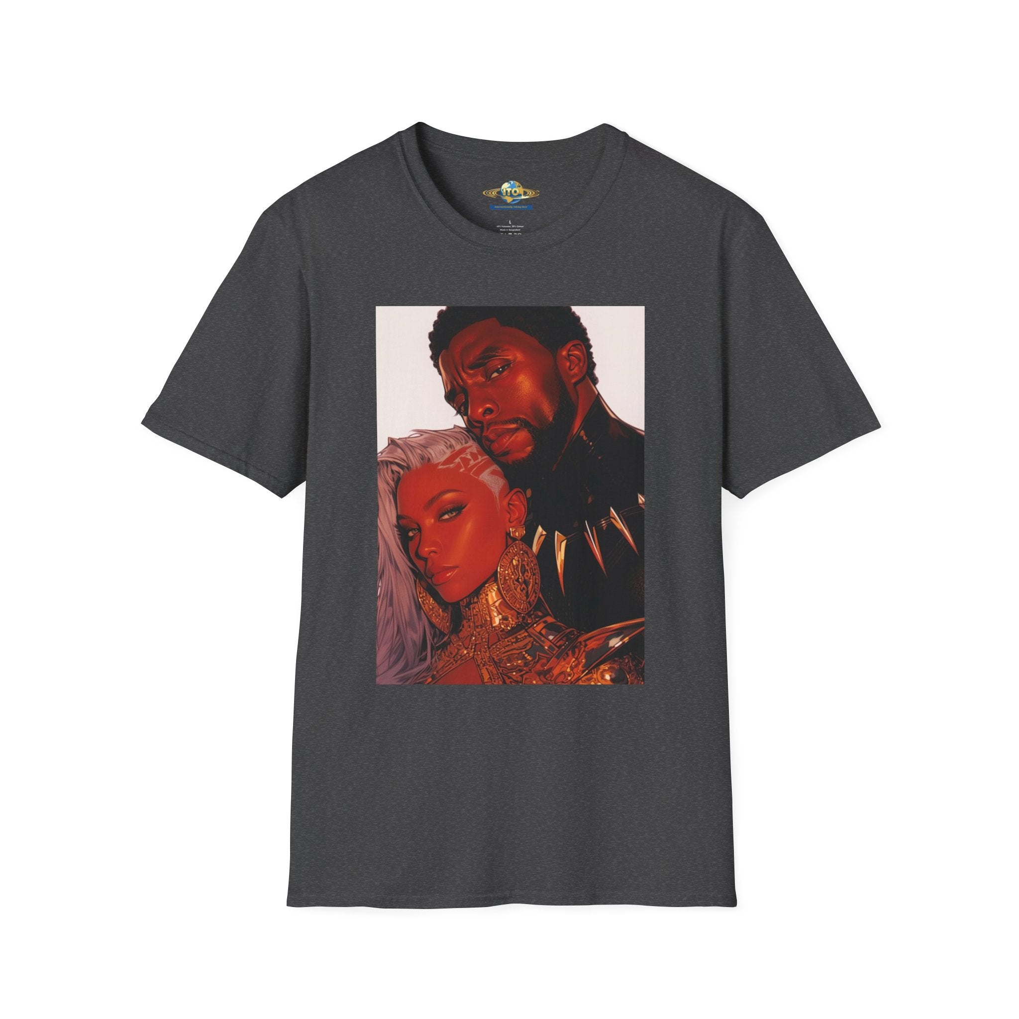 Afrofuturistic Couple Portrait T-Shirt
